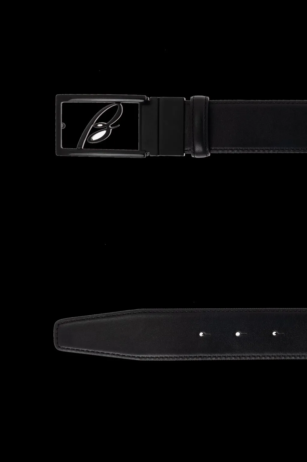 Belt With Logo Buckle