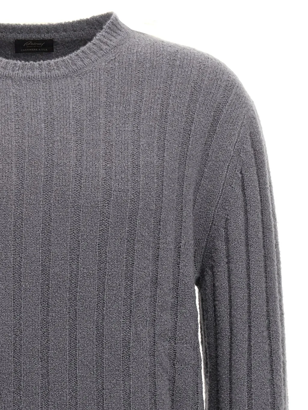 Ribbed Crewneck Sweater