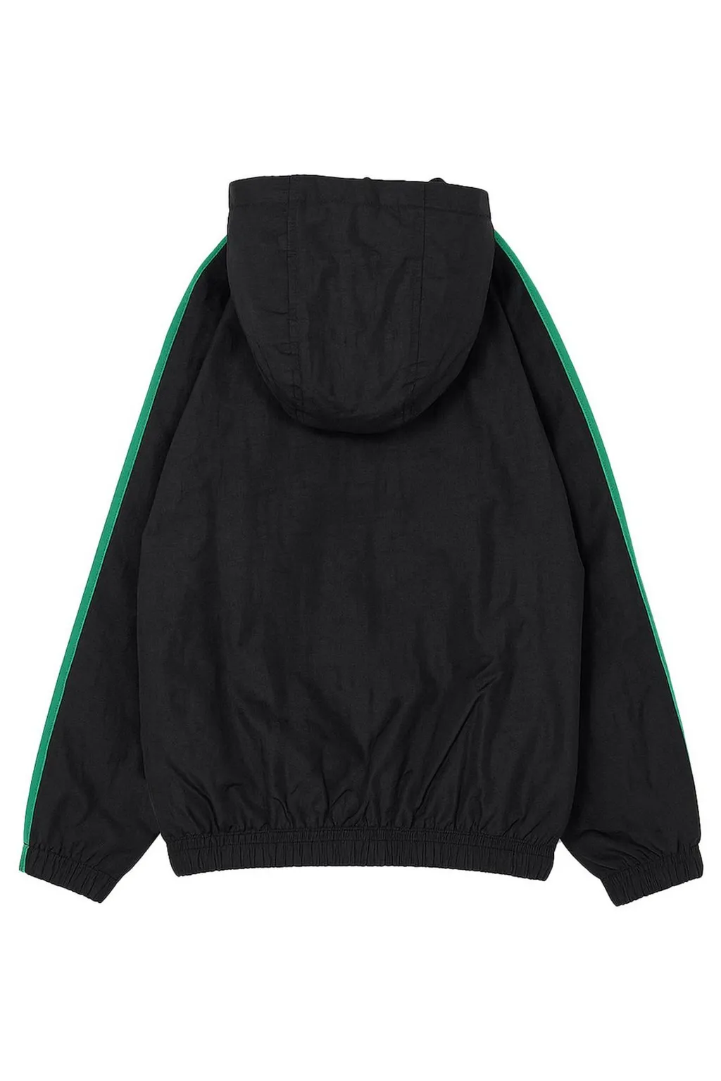 Hooded Jacket With Stripe Detail