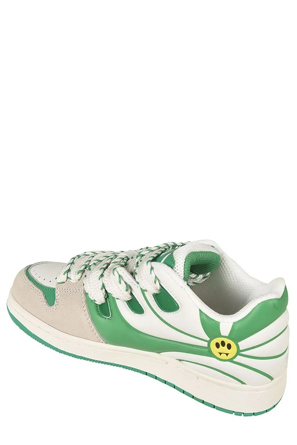 Low-Top Sneakers With Smiley Face Detail