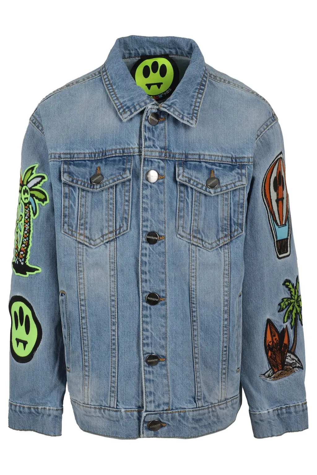 Denim Jacket With Patches