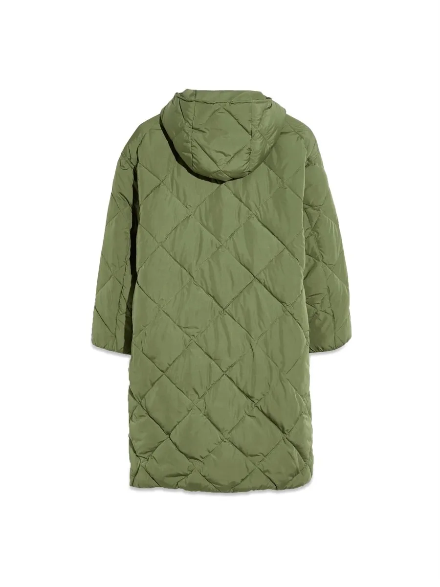 Quilted Longline Coat