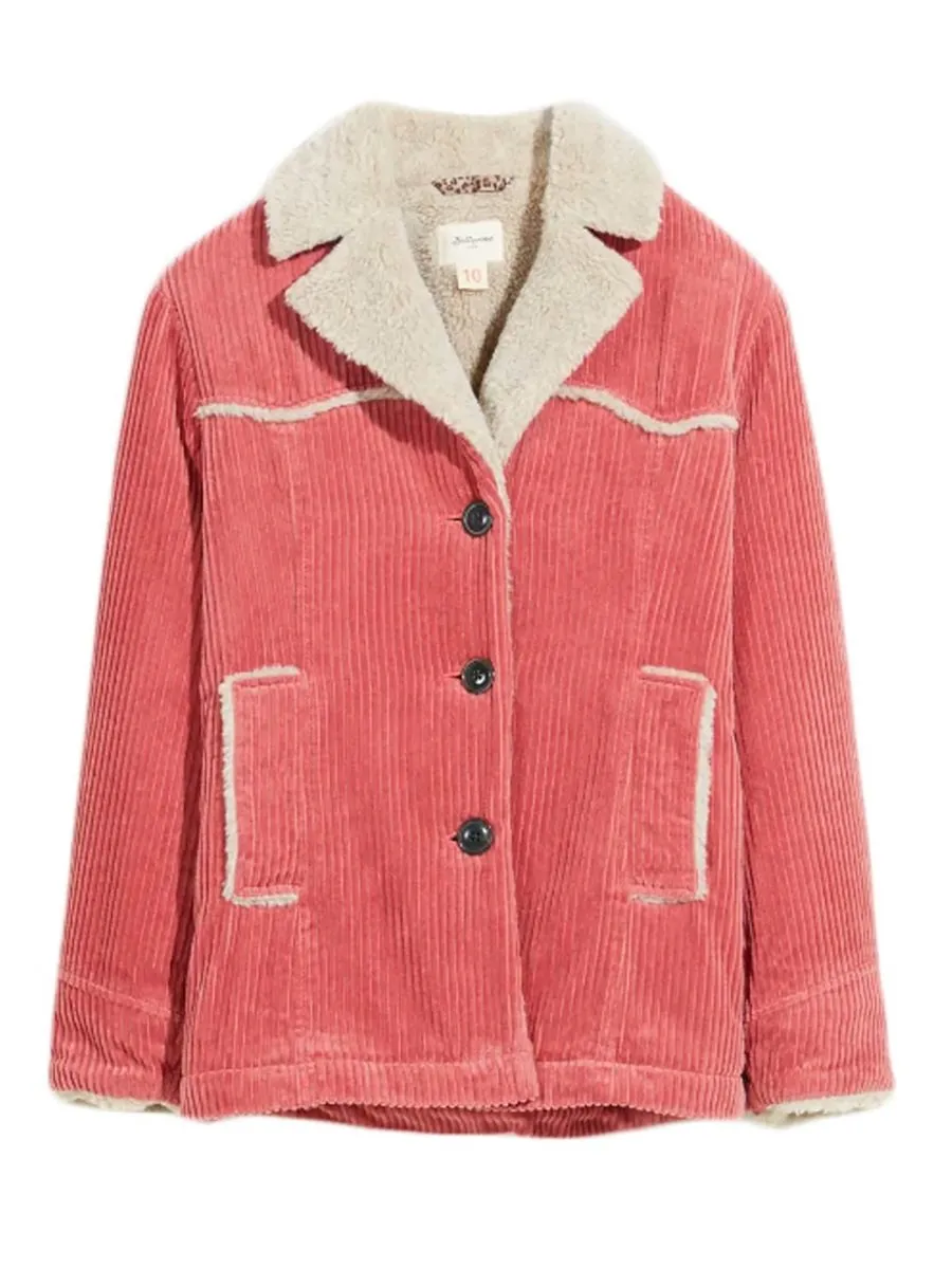 Corduroy Sherpa Lined Jacket