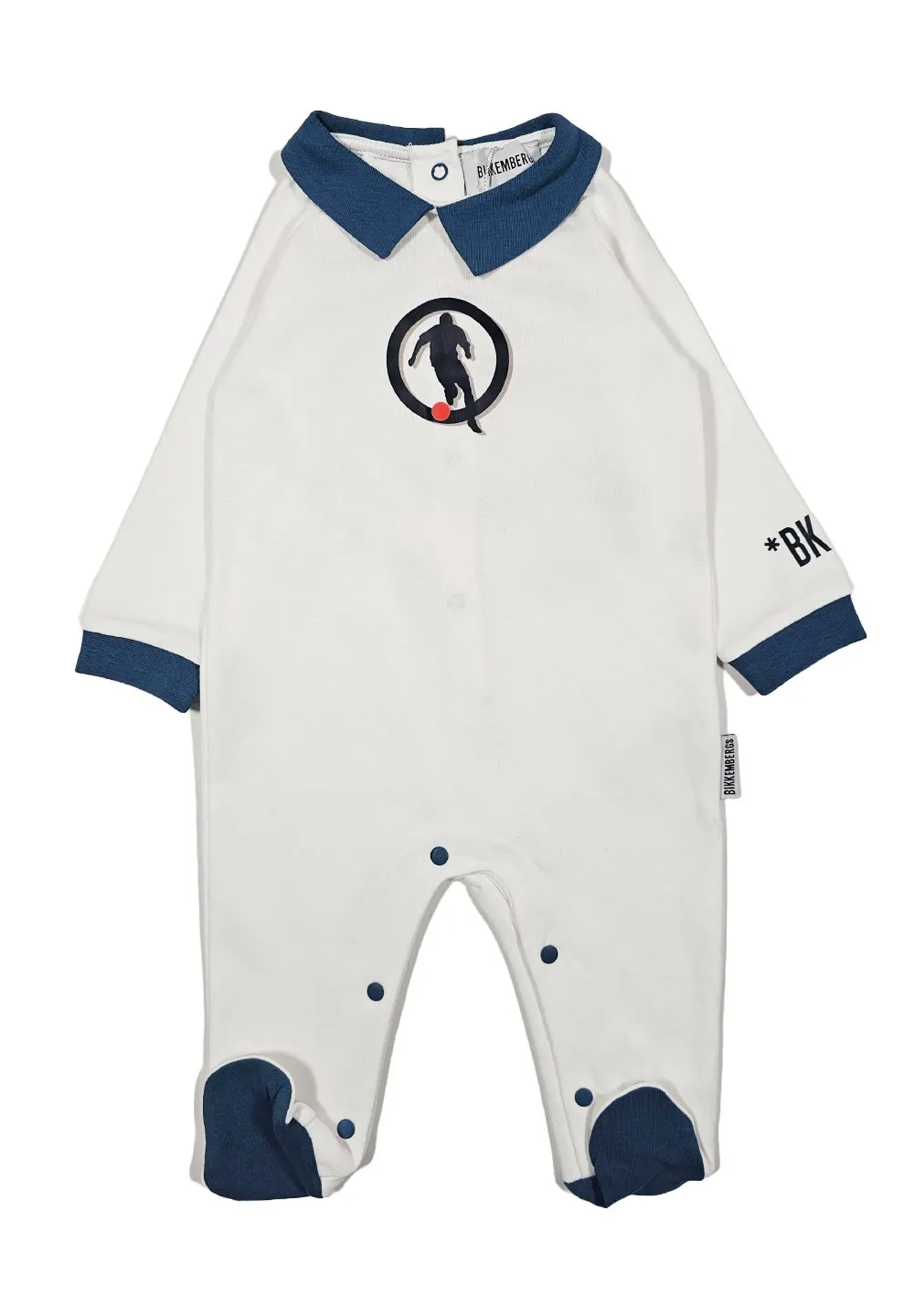 Baby Bodysuit With Football Player Print