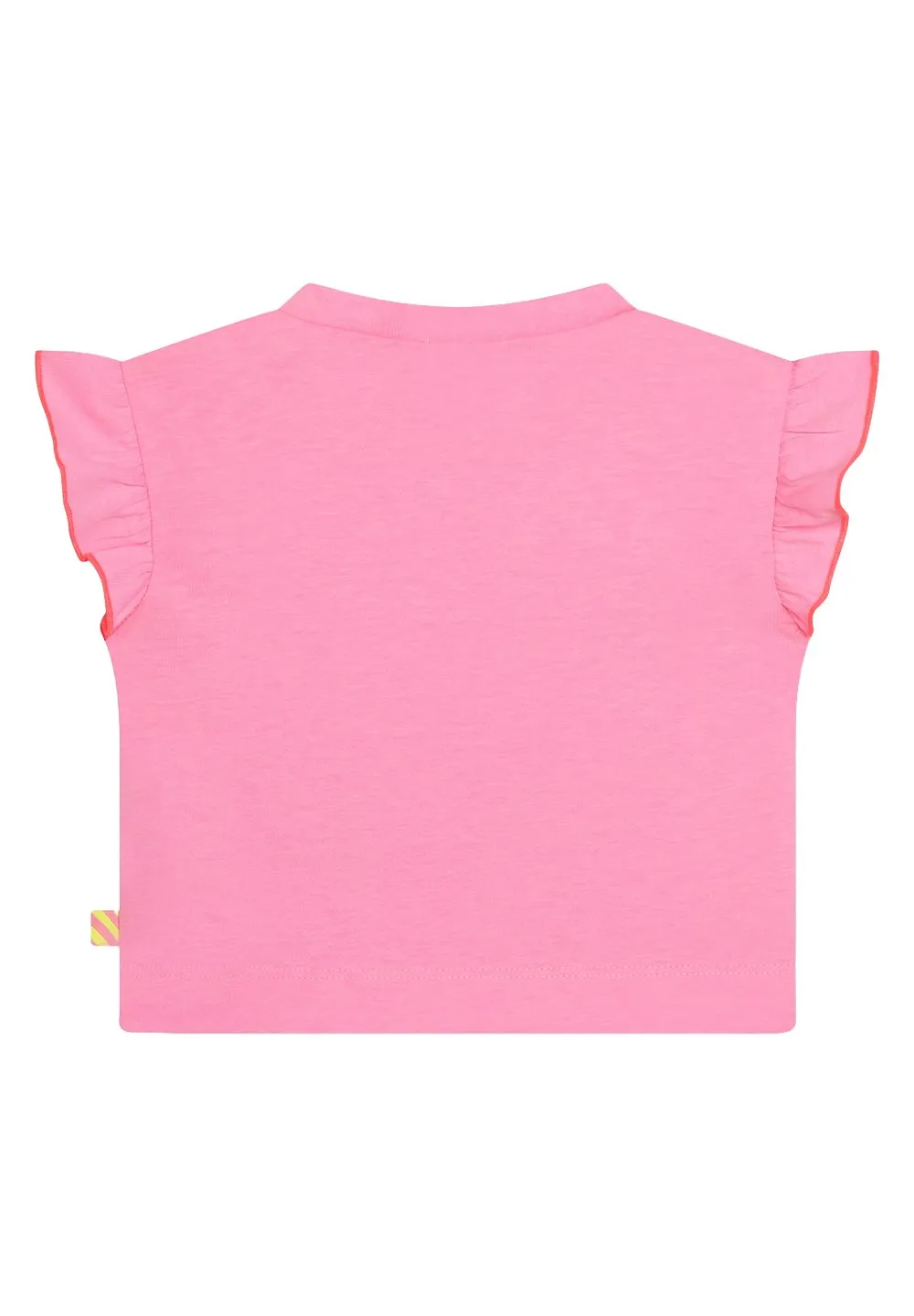 T-Shirt With Ruffle Sleeves And Flower Print