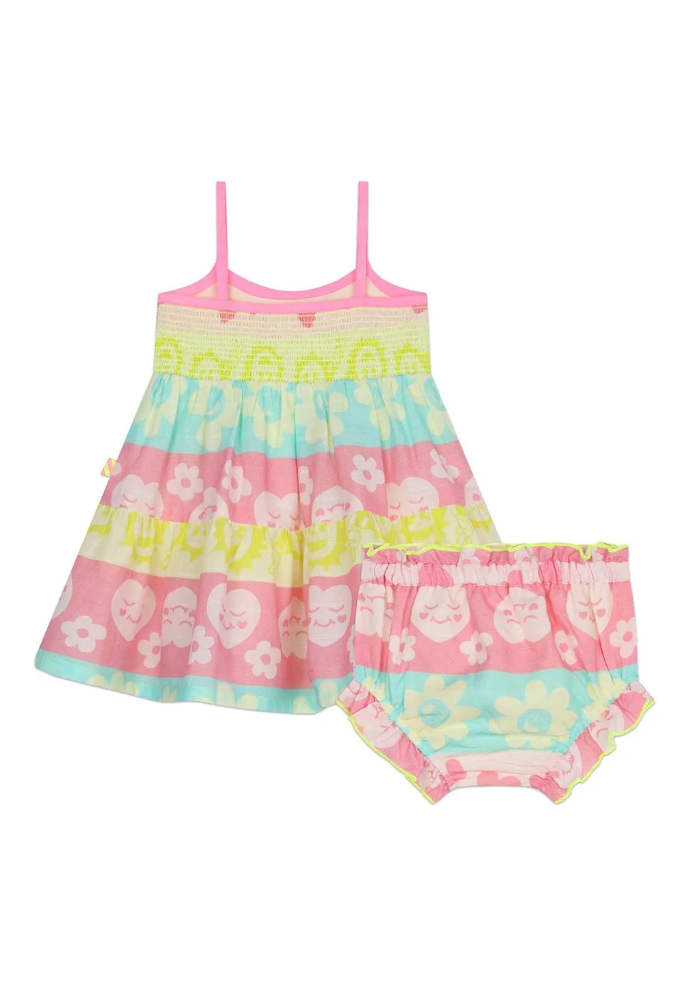 Tiered Dress And Bloomer Set