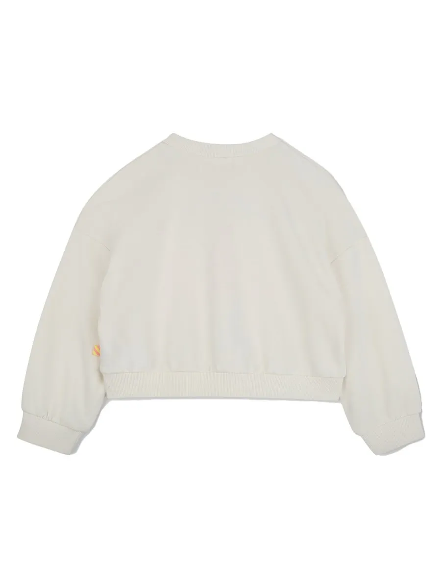 Sweatshirt With Ice Cream Print
