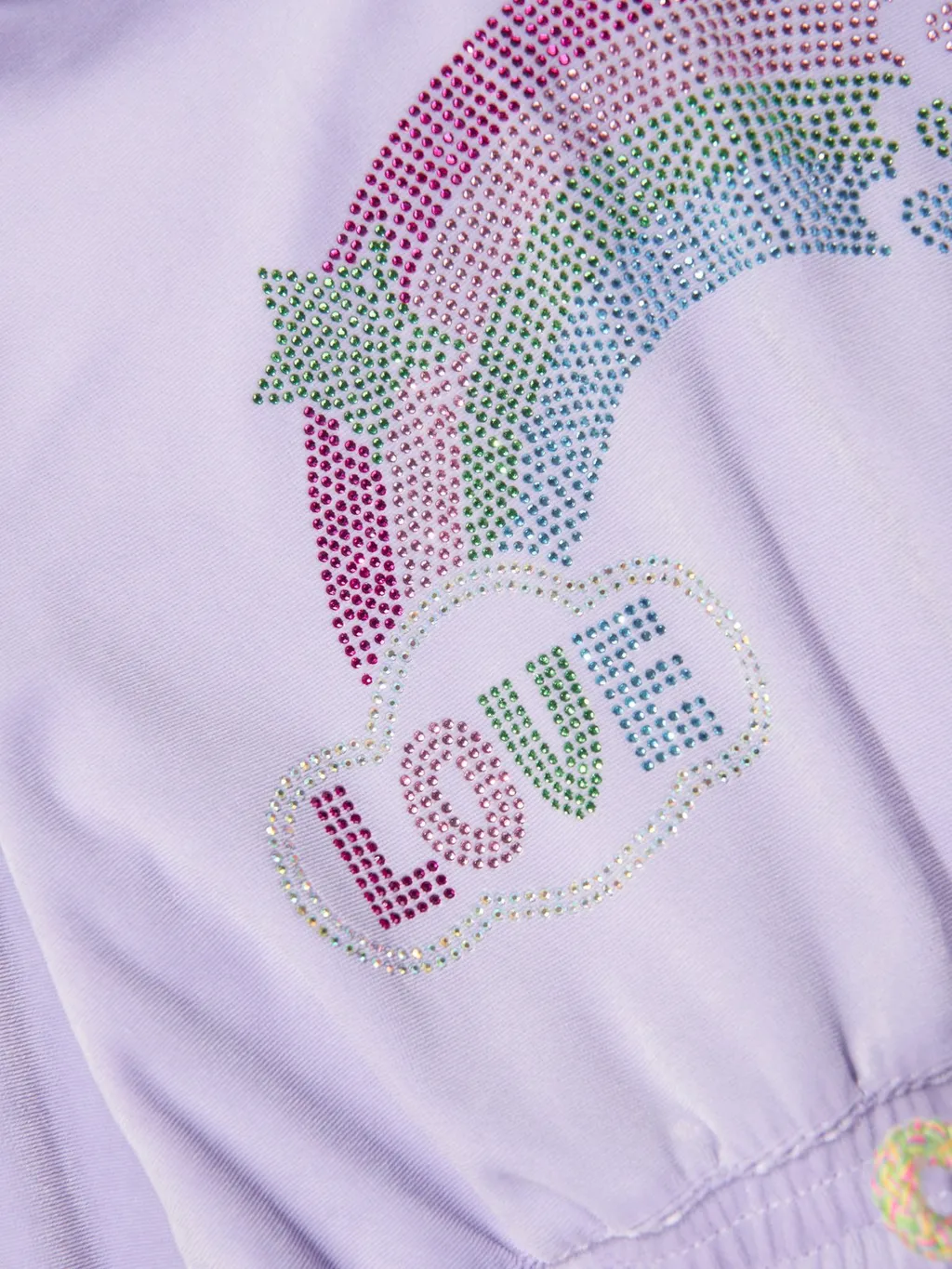 Velour Rainbow Hoodie Dress