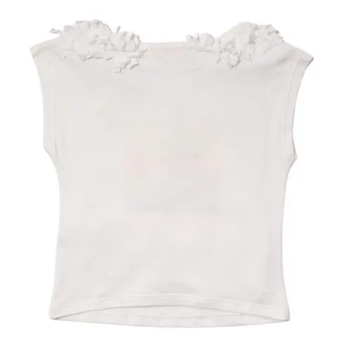 Sleeveless T-Shirt With Palm Tree Graphic