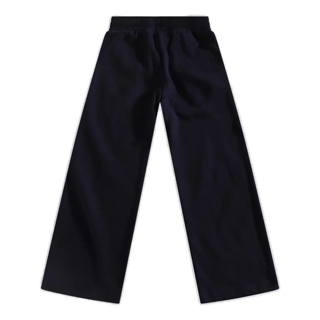 Wide-Leg Sweatpants With Graphic Print