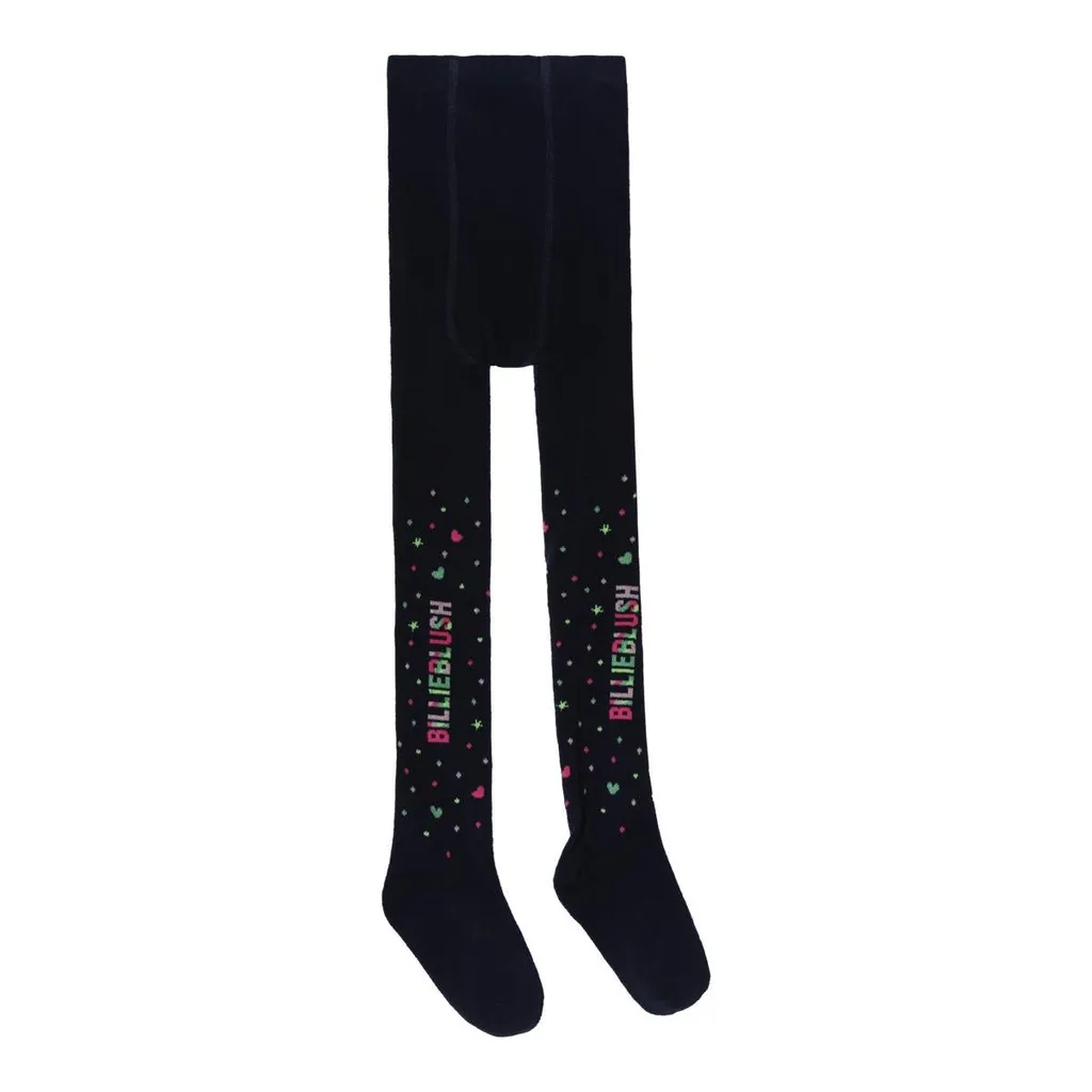 Tights With Hearts And Logo