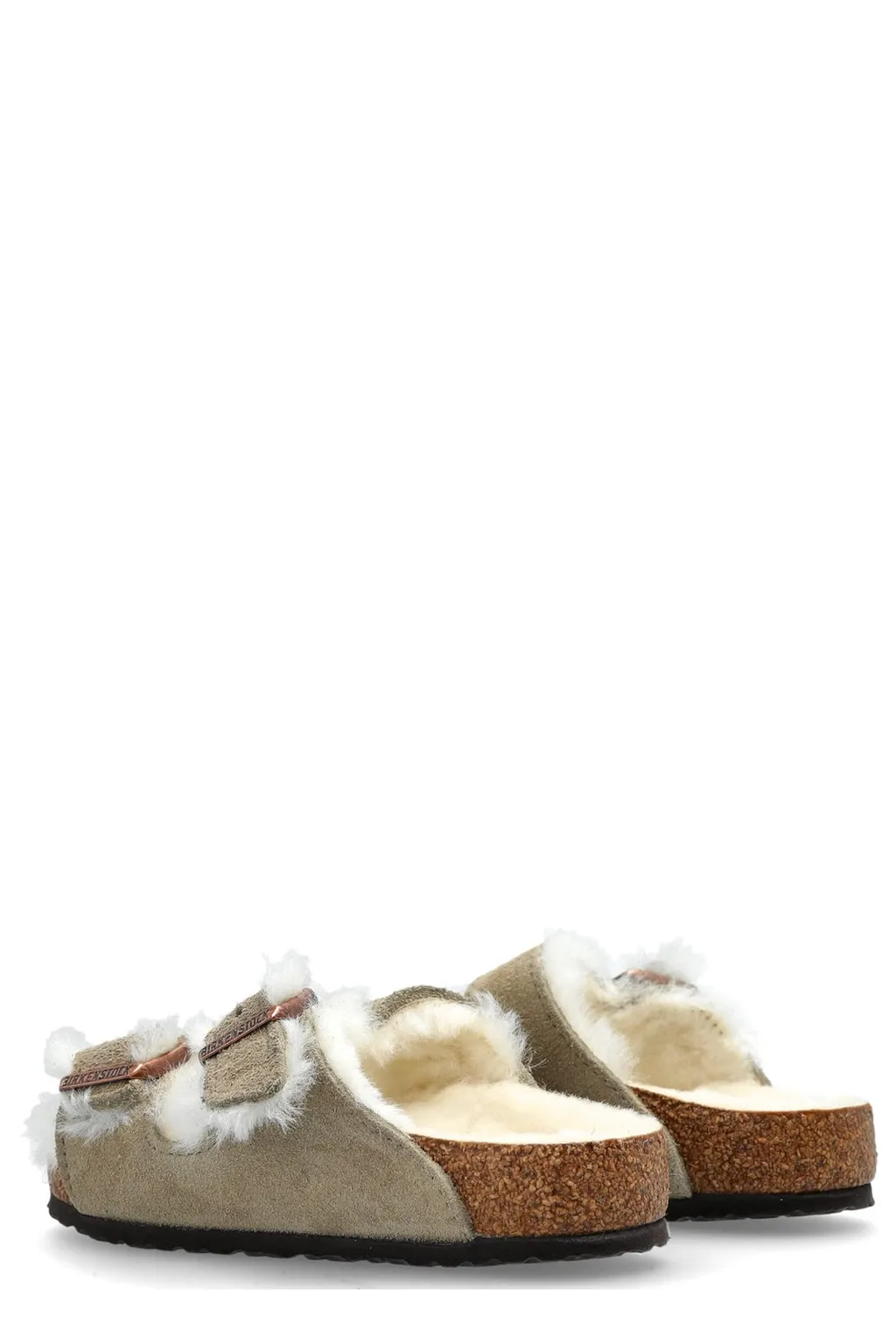 Arizona Shearling-Lined Suede Sandals