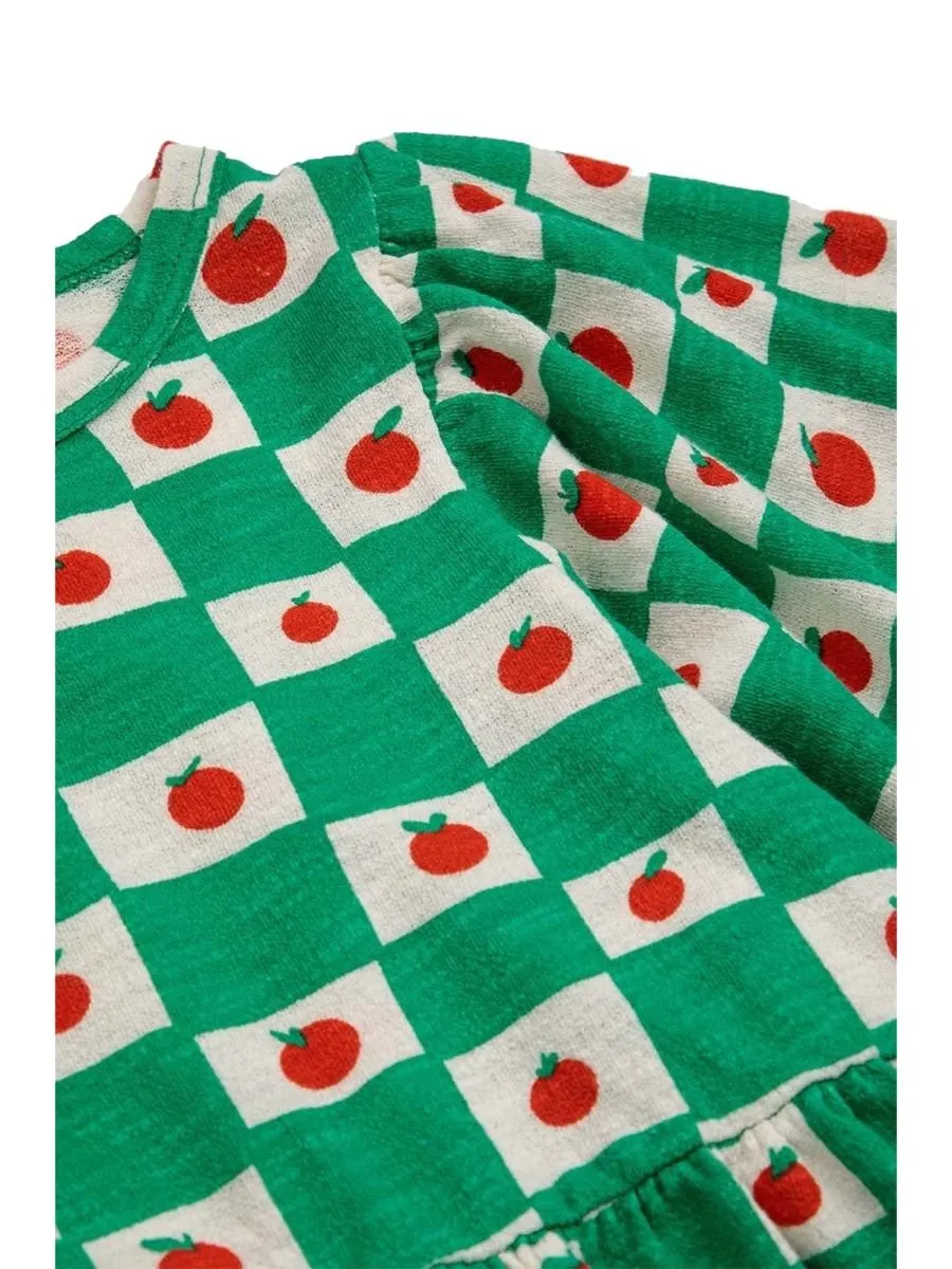 Apple Check Dress