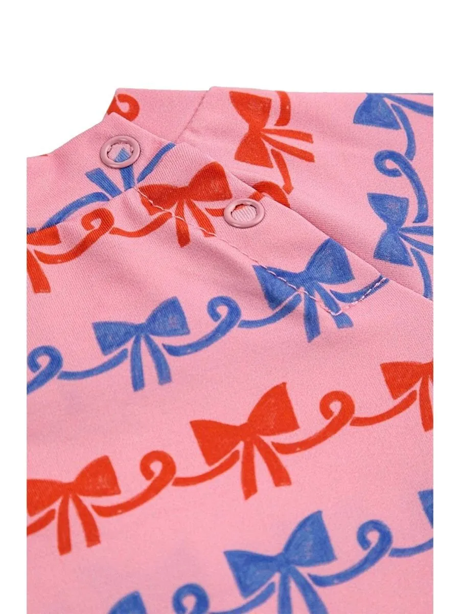 T-Shirt With Bow Print