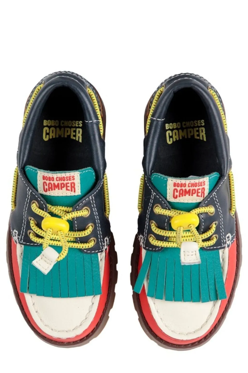 Low-Top Lace-Up Shoes With Fringe Detail