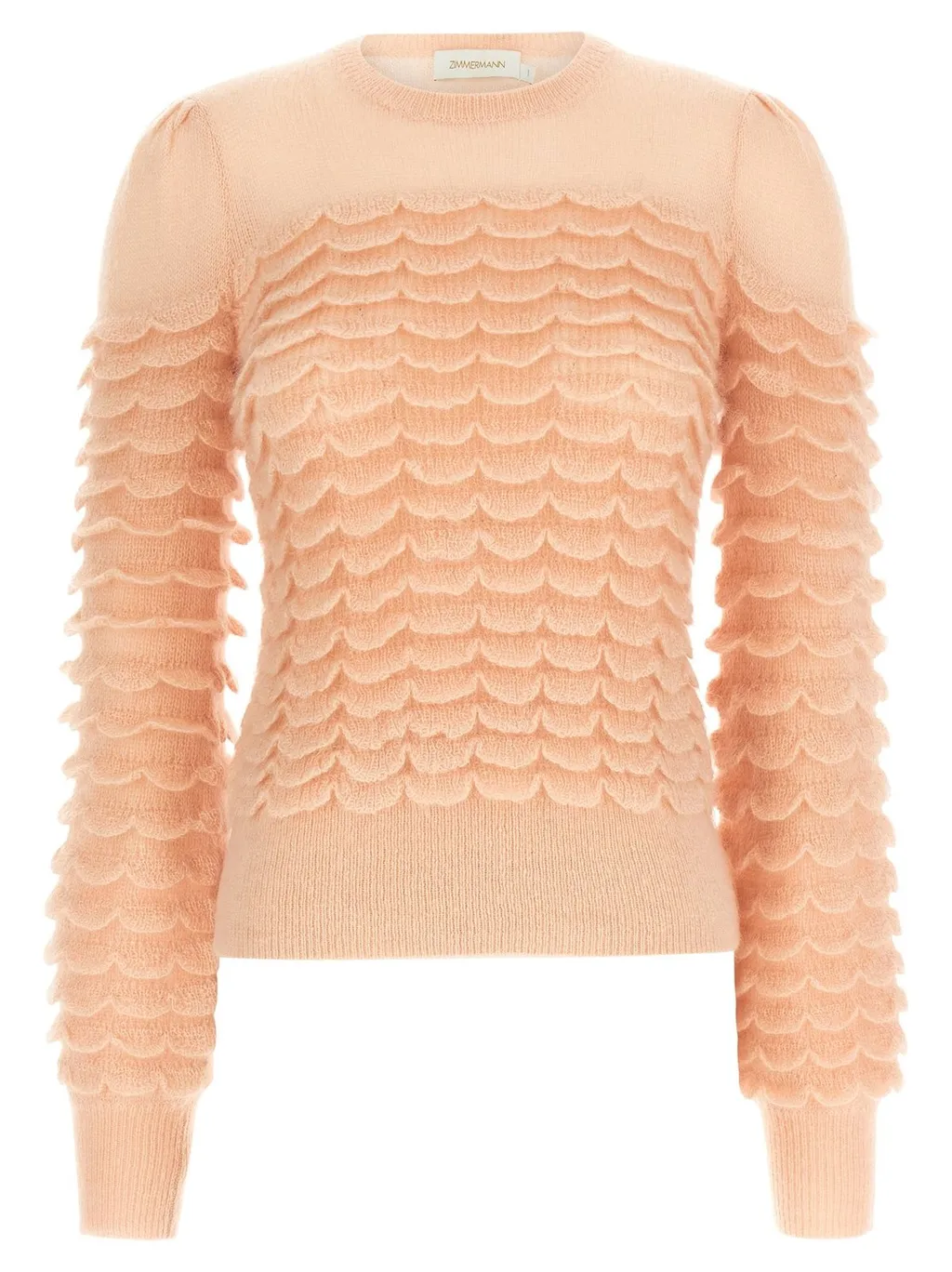 Ruffle Trim Sweater