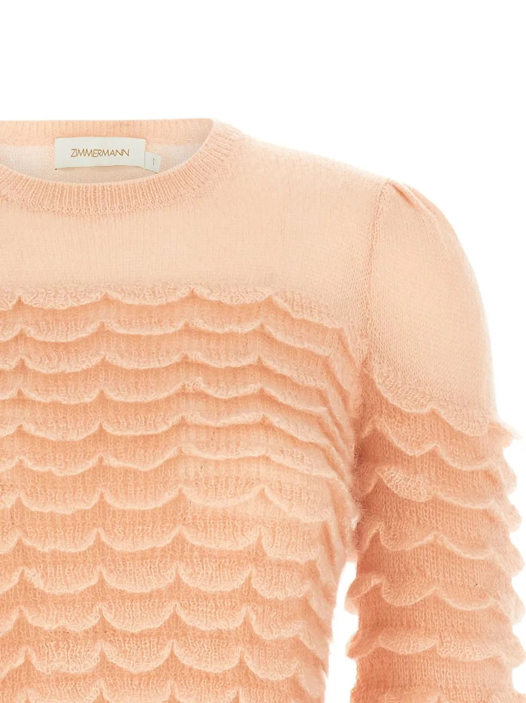 Ruffle Trim Sweater
