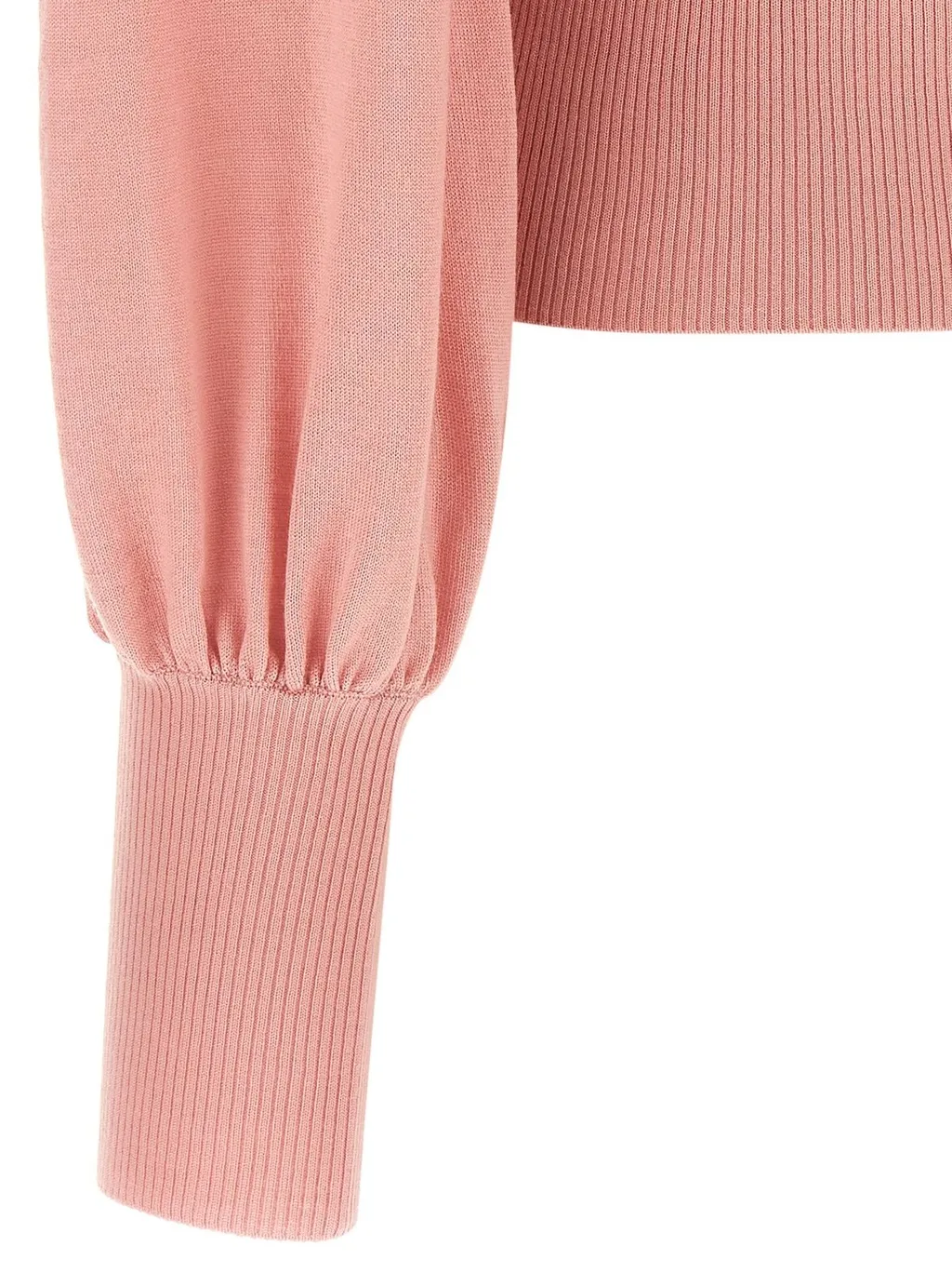 Turtleneck Sweater With Bow
