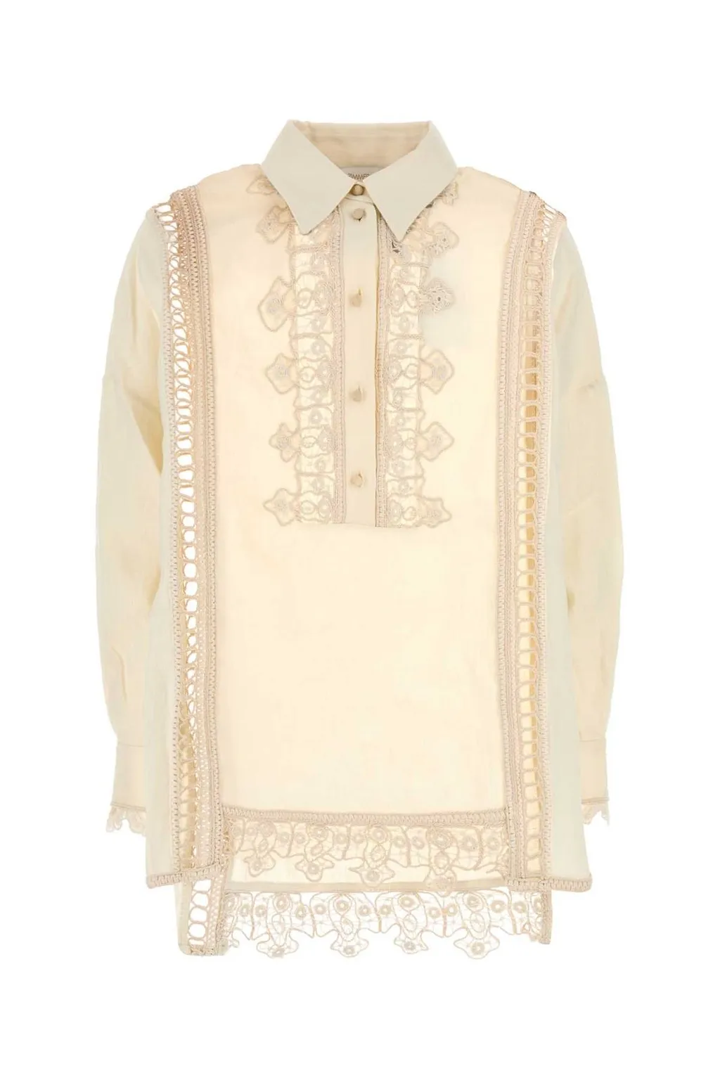 Embroidered Cotton Poplin Shirt