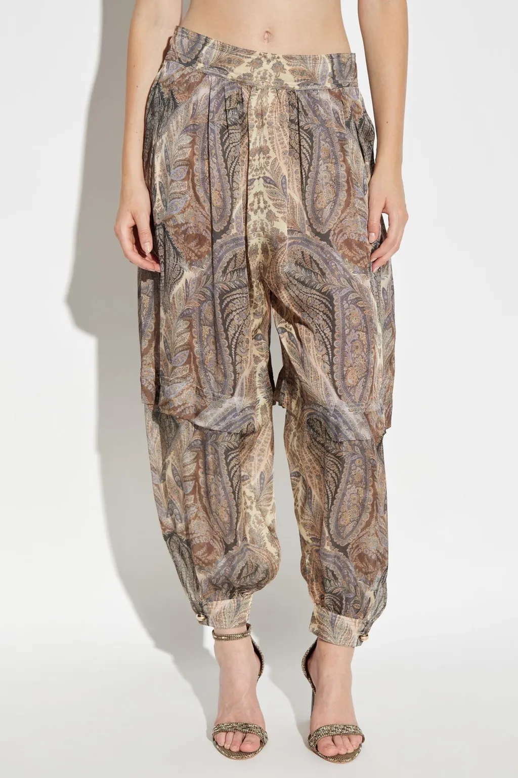 Paisley Print Harem Pants