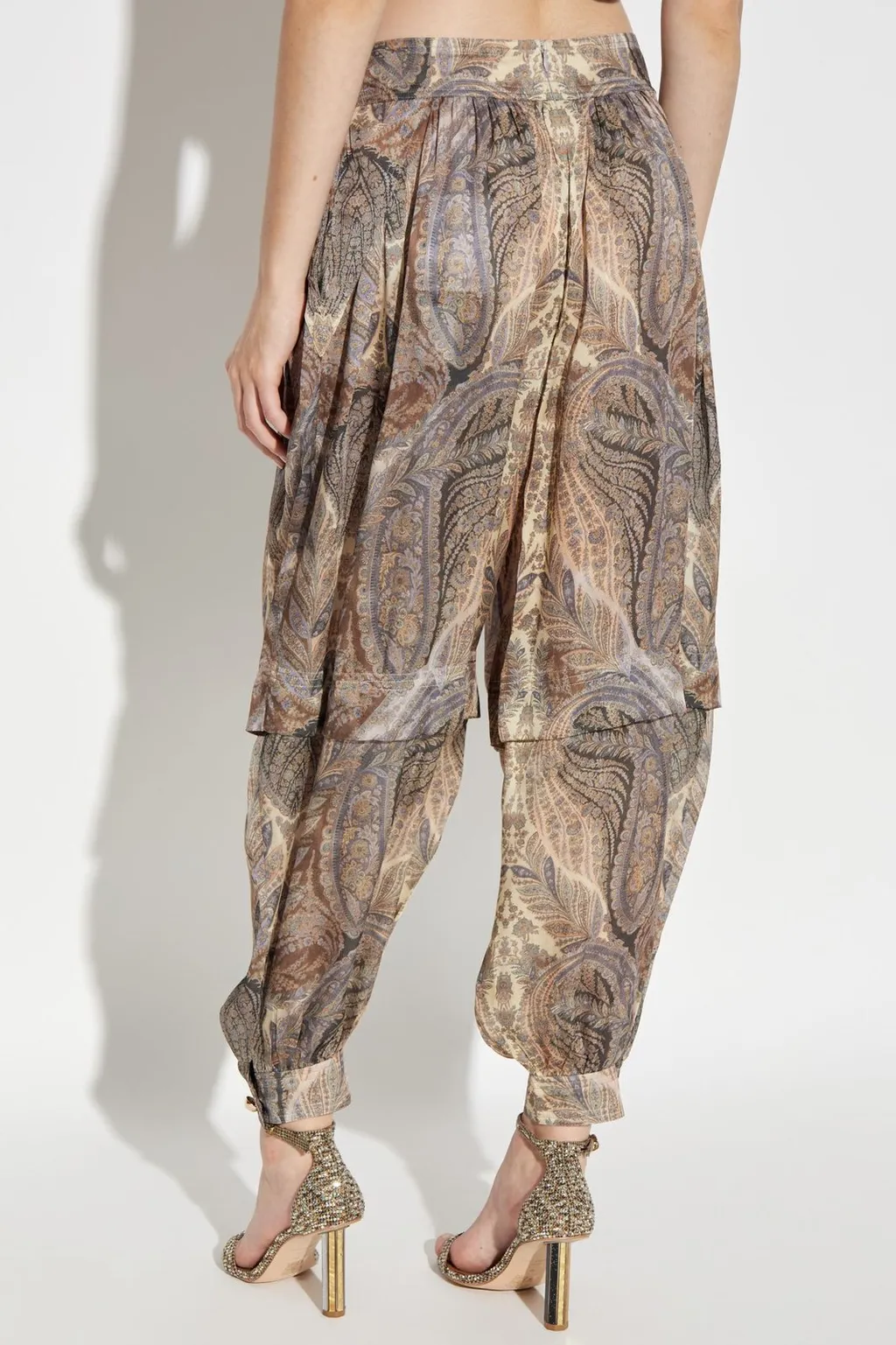 Paisley Print Harem Pants