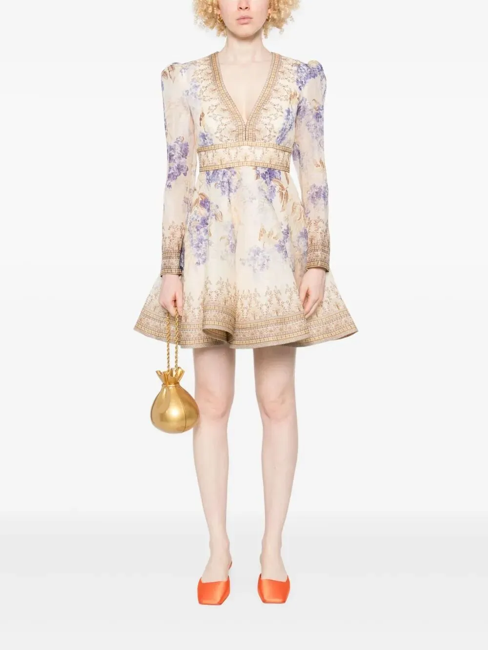 Floral Print Mini Dress