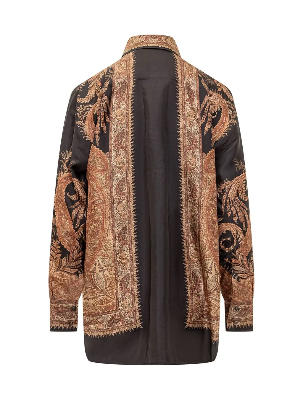 Paisley Print Silk Shirt