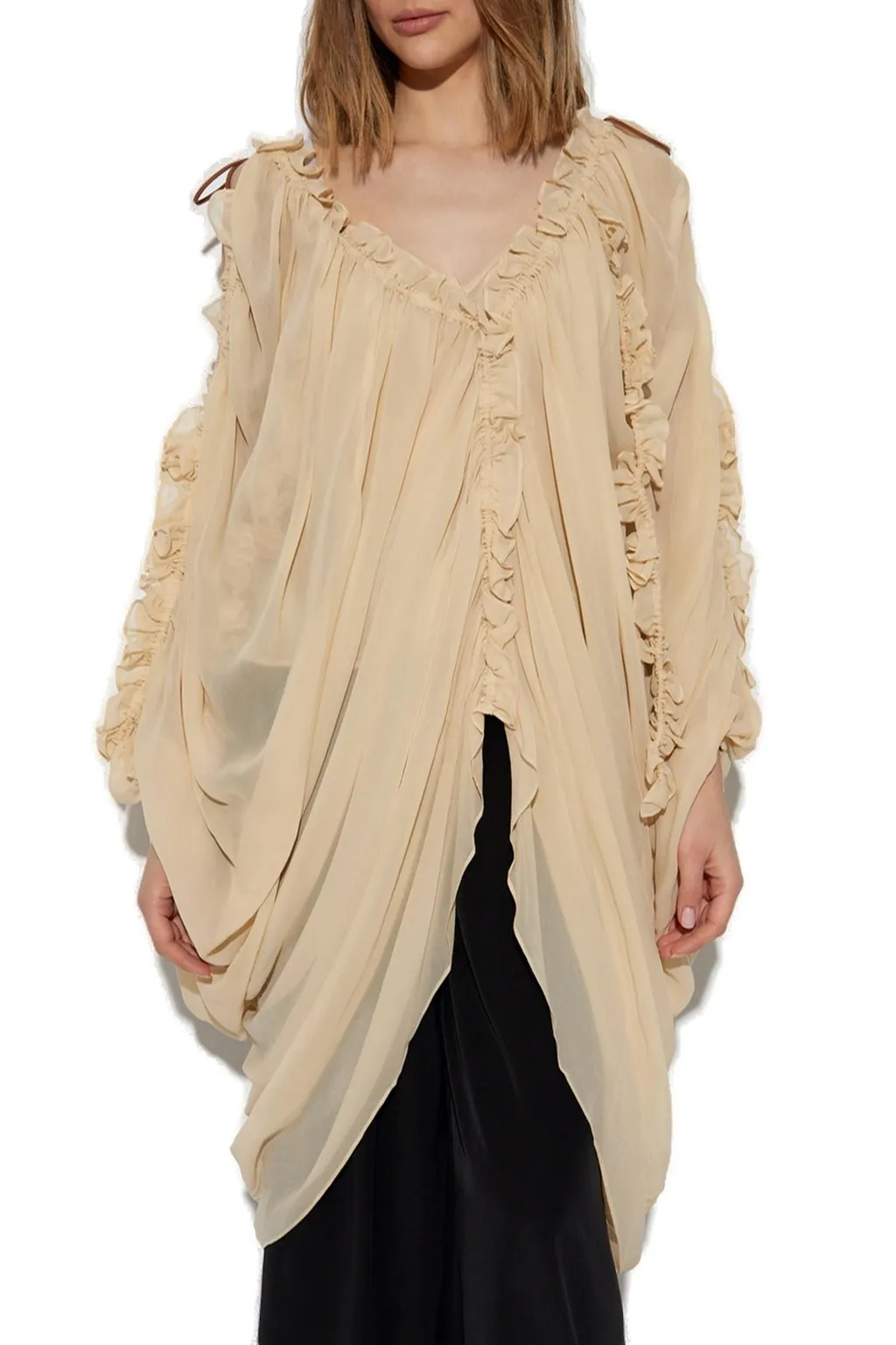 Ruffled Kaftan