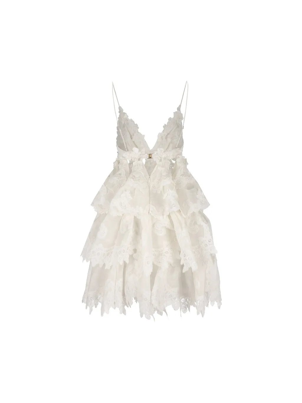 Tiered Lace Mini Dress