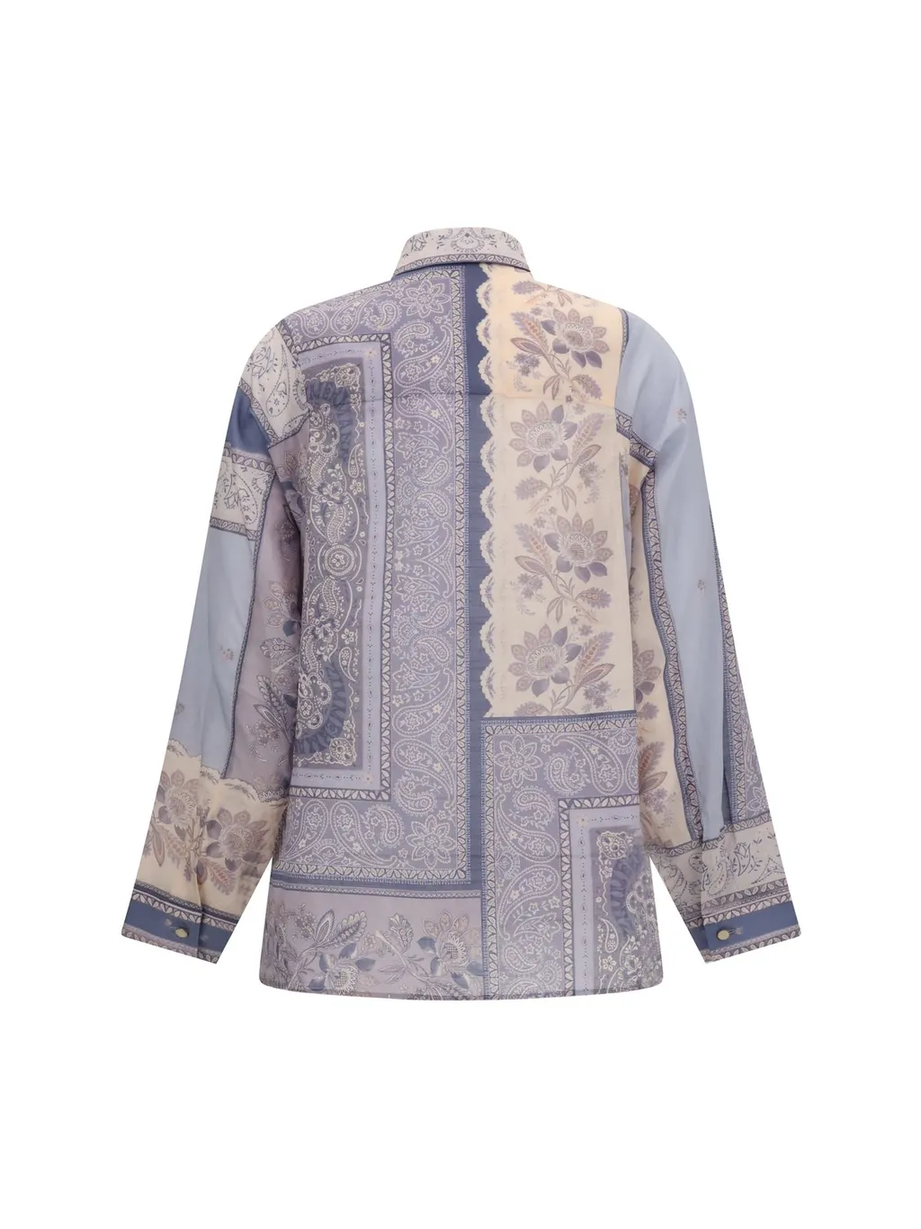 Patchwork Print Shirt