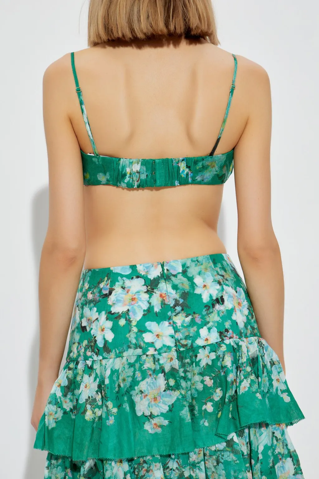 Floral Print Crop Top