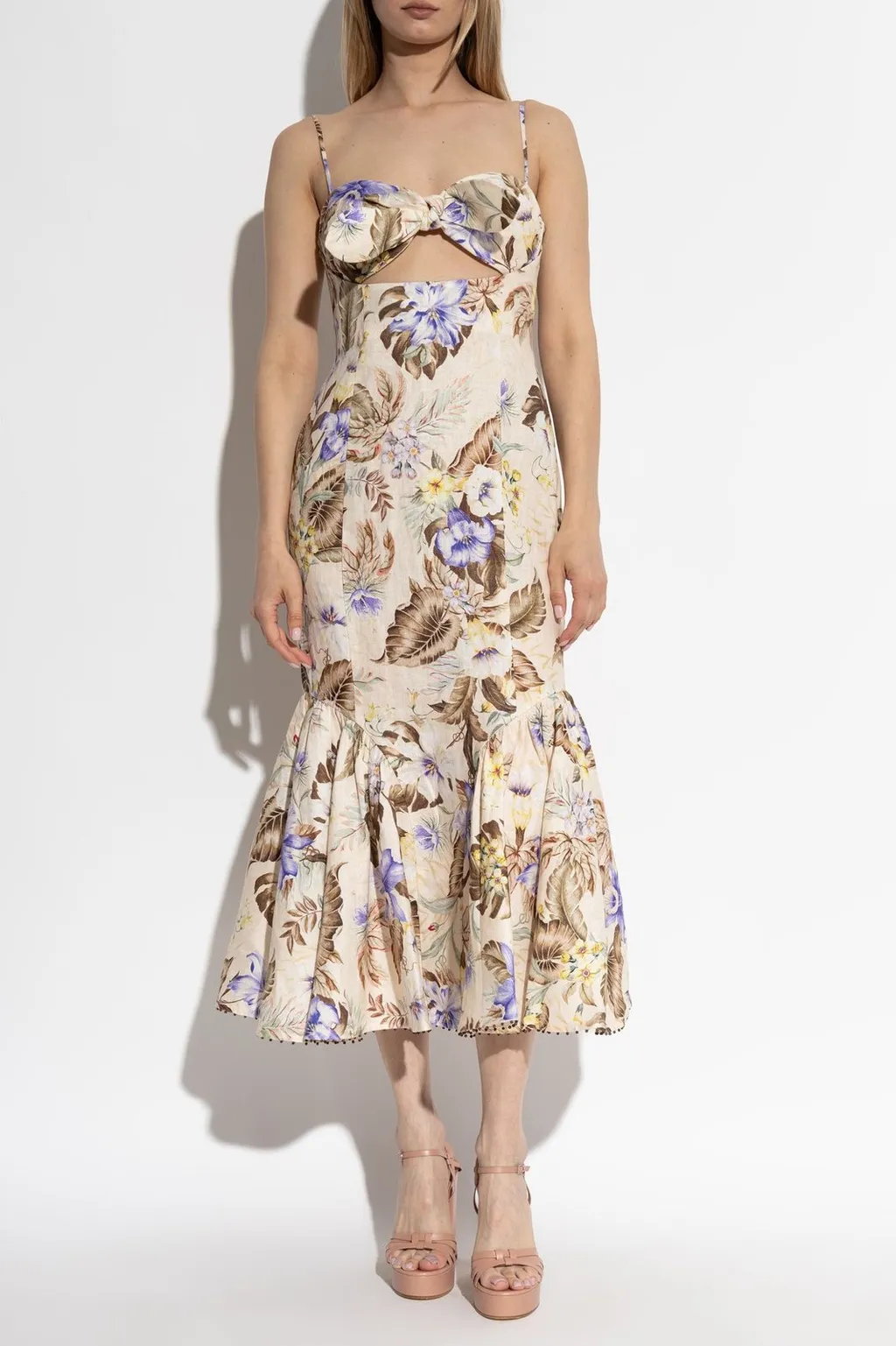 Floral Print Midi Dress