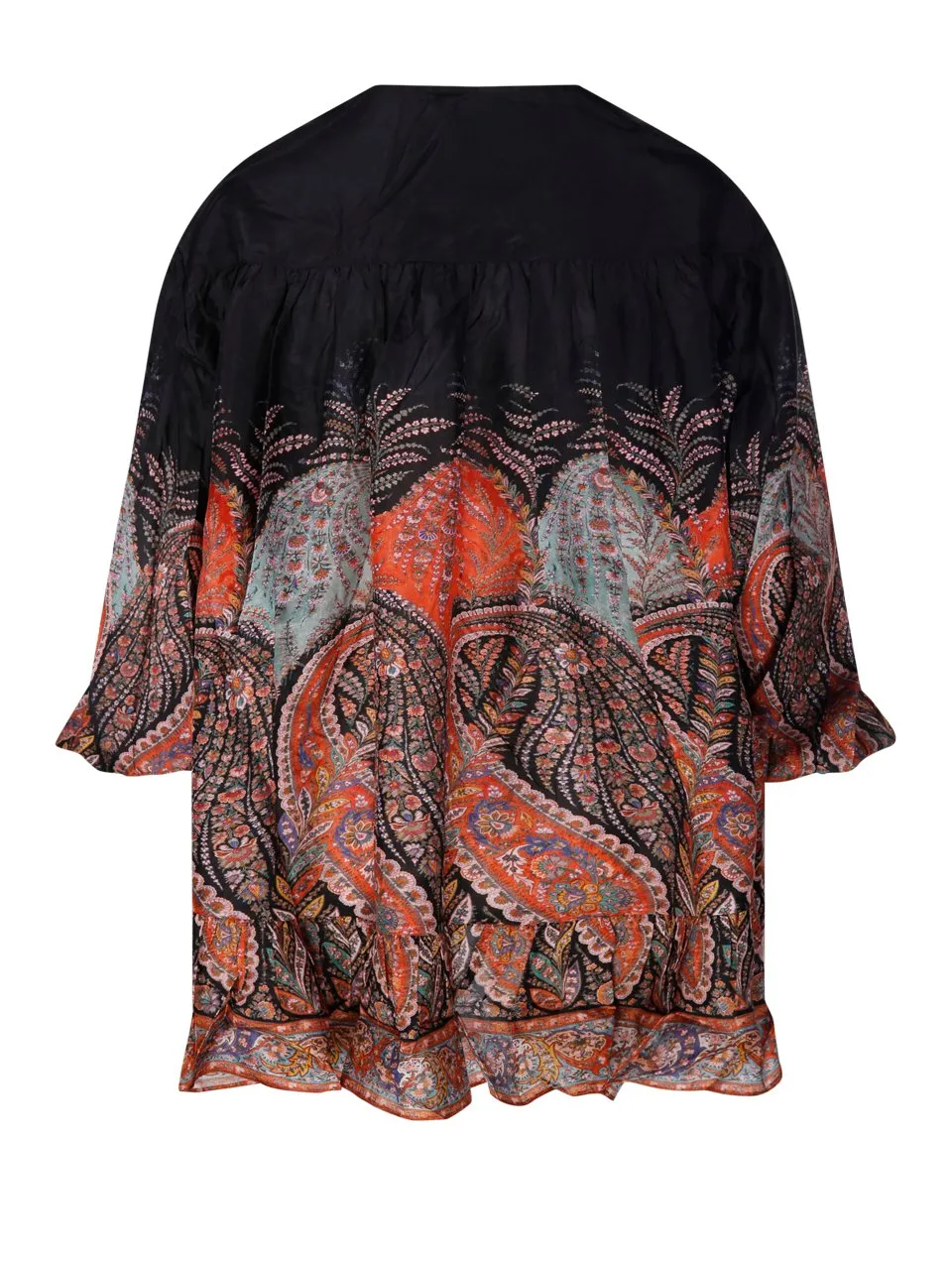 Paisley Print Mini Dress