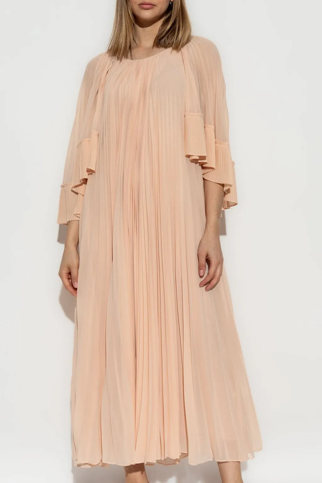 Pleated Maxi Dress