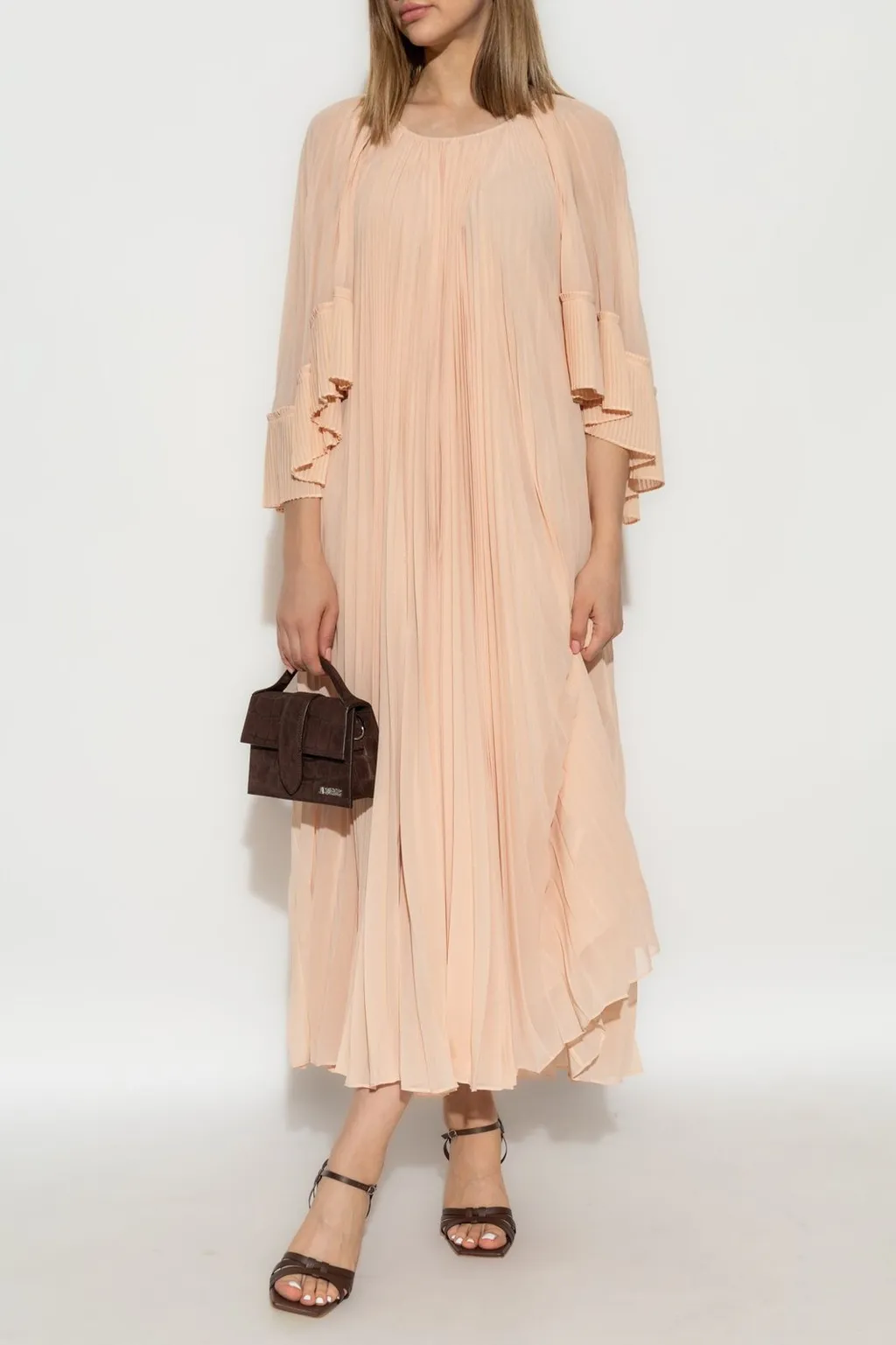 Pleated Maxi Dress