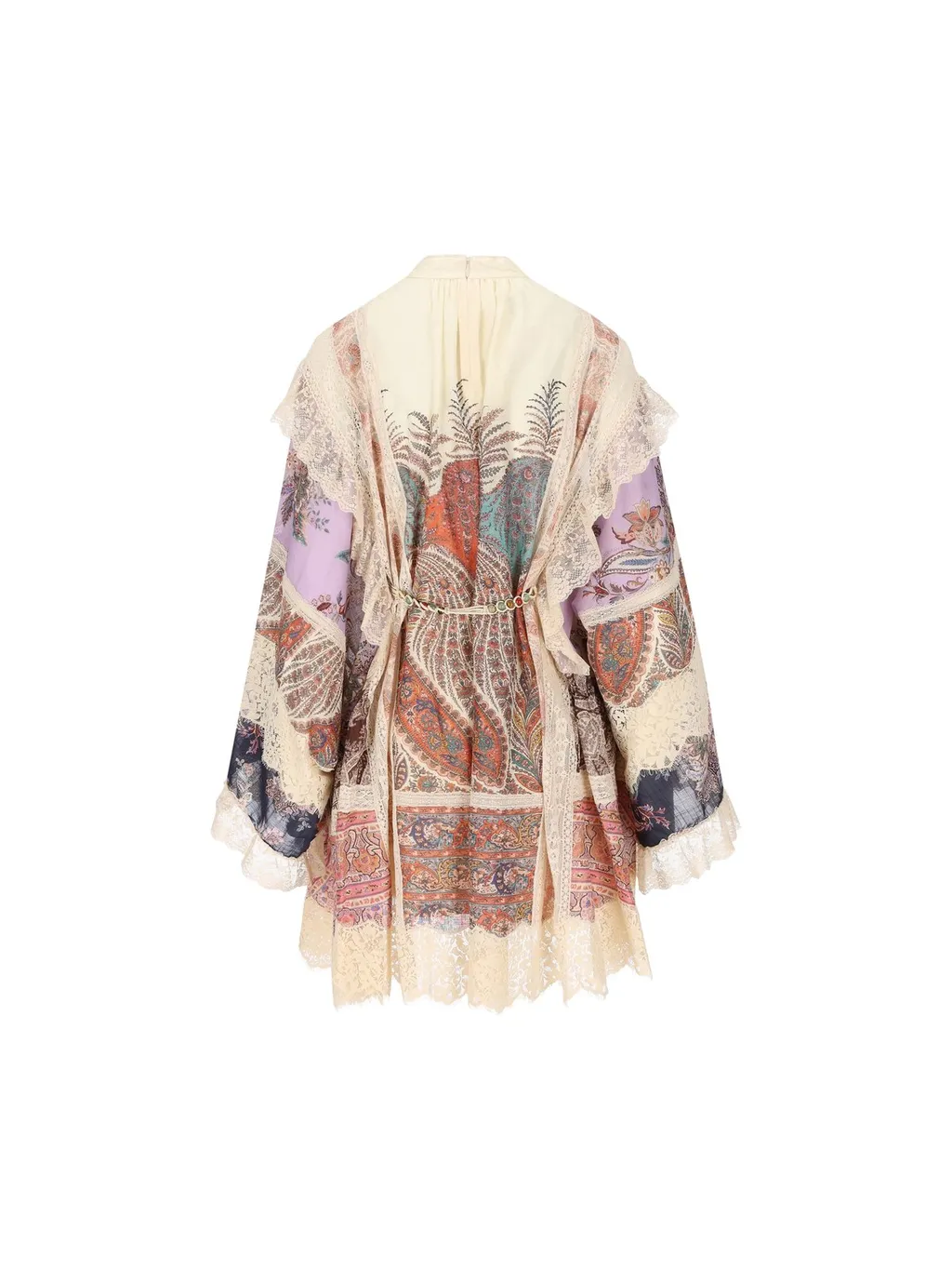 Paisley Print Mini Dress