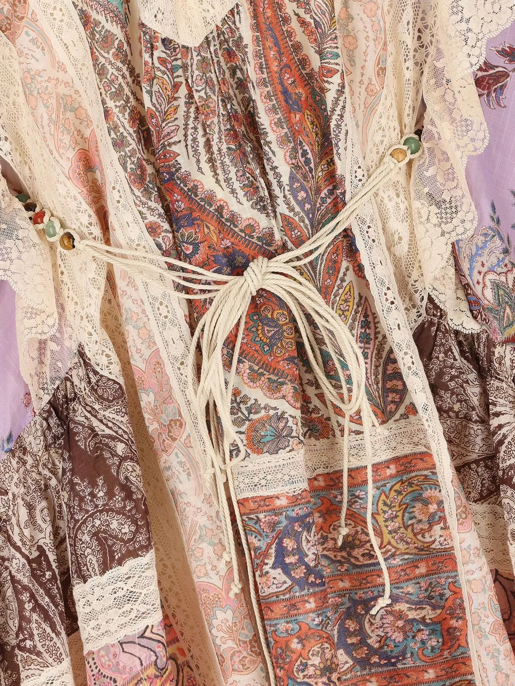 Paisley Print Mini Dress