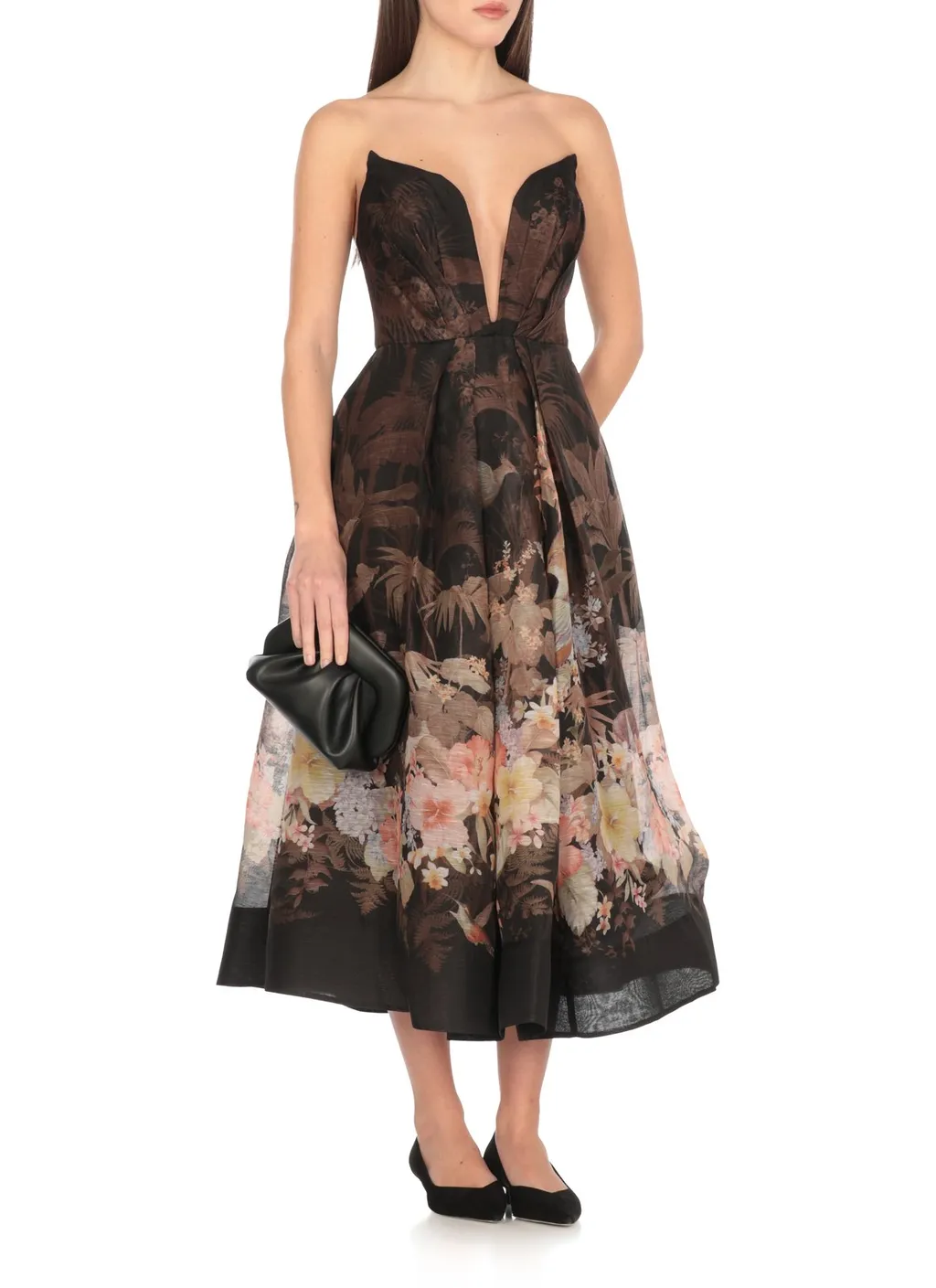 Floral Print Gown