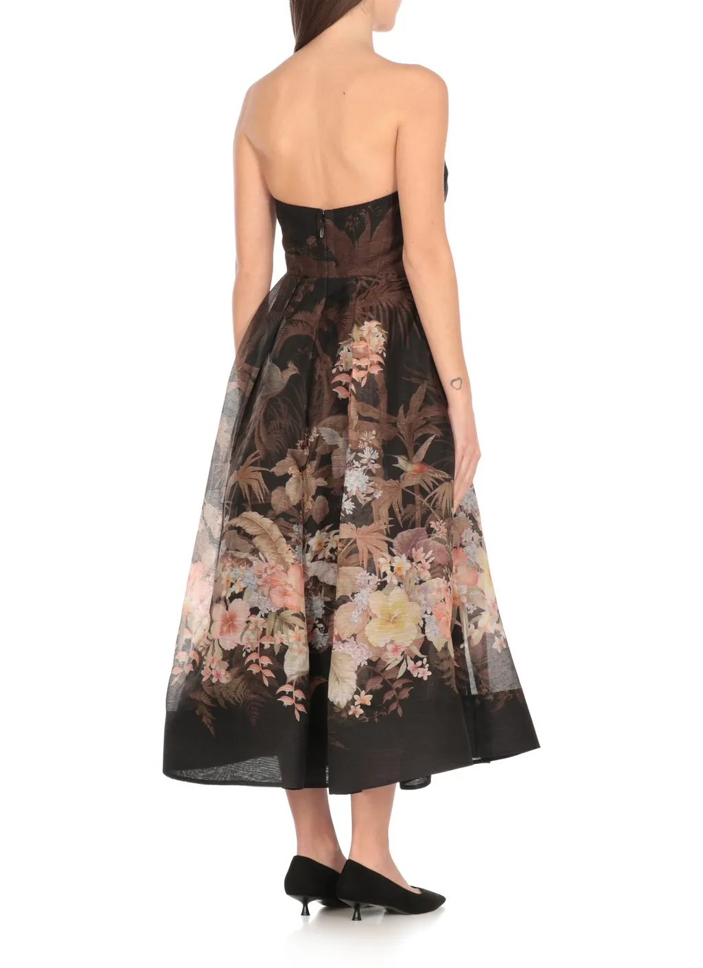 Floral Print Gown