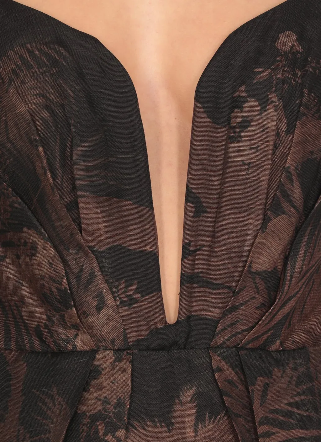 Floral Print Gown