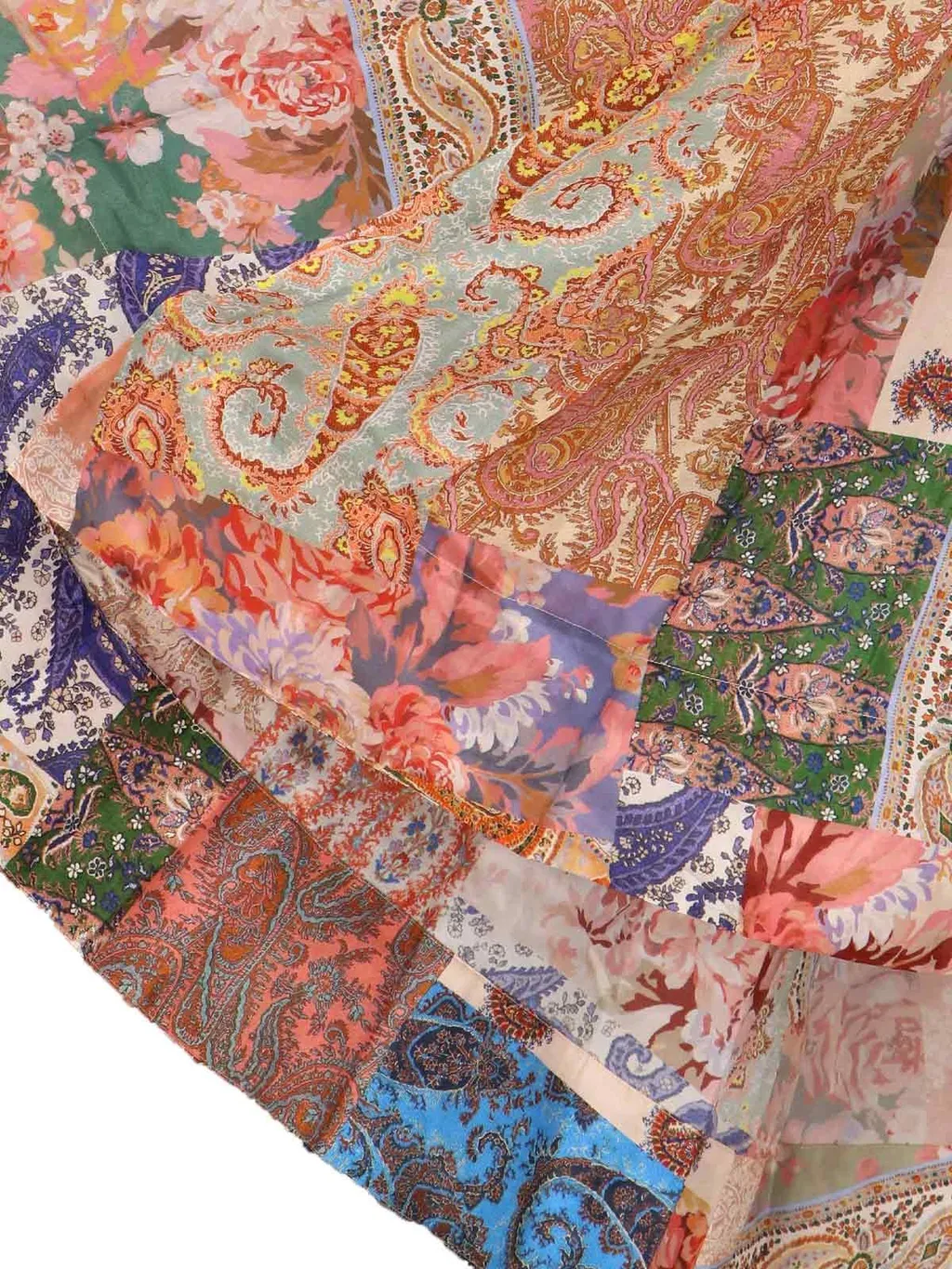 Patchwork Halter Maxi Dress