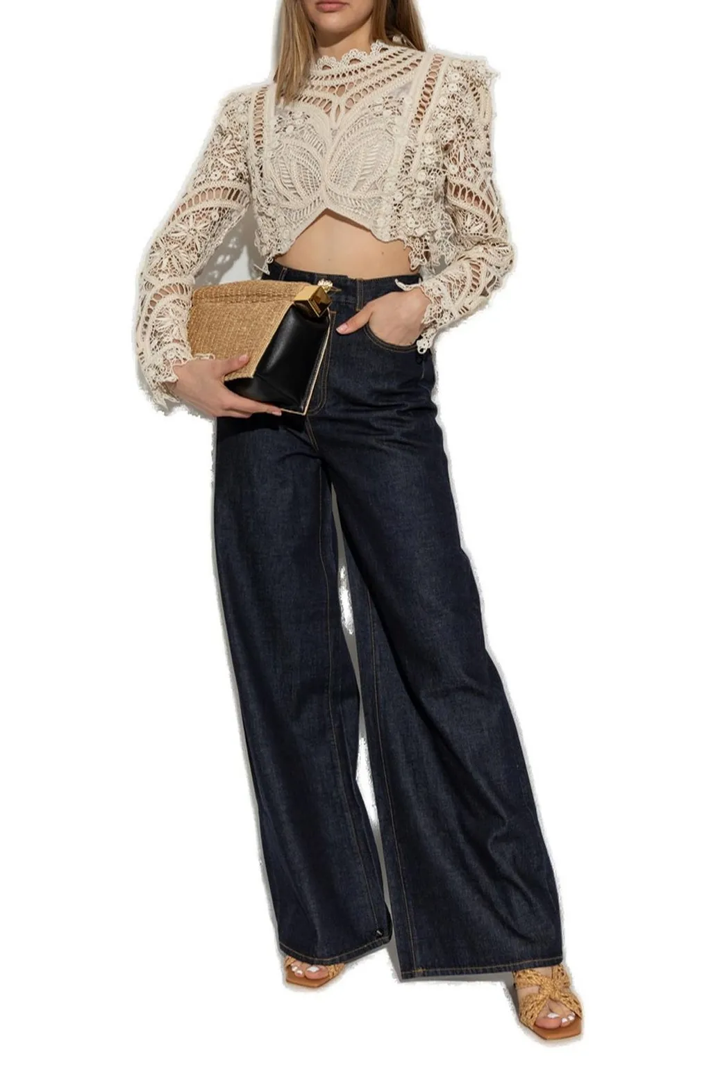Cropped Lace Top