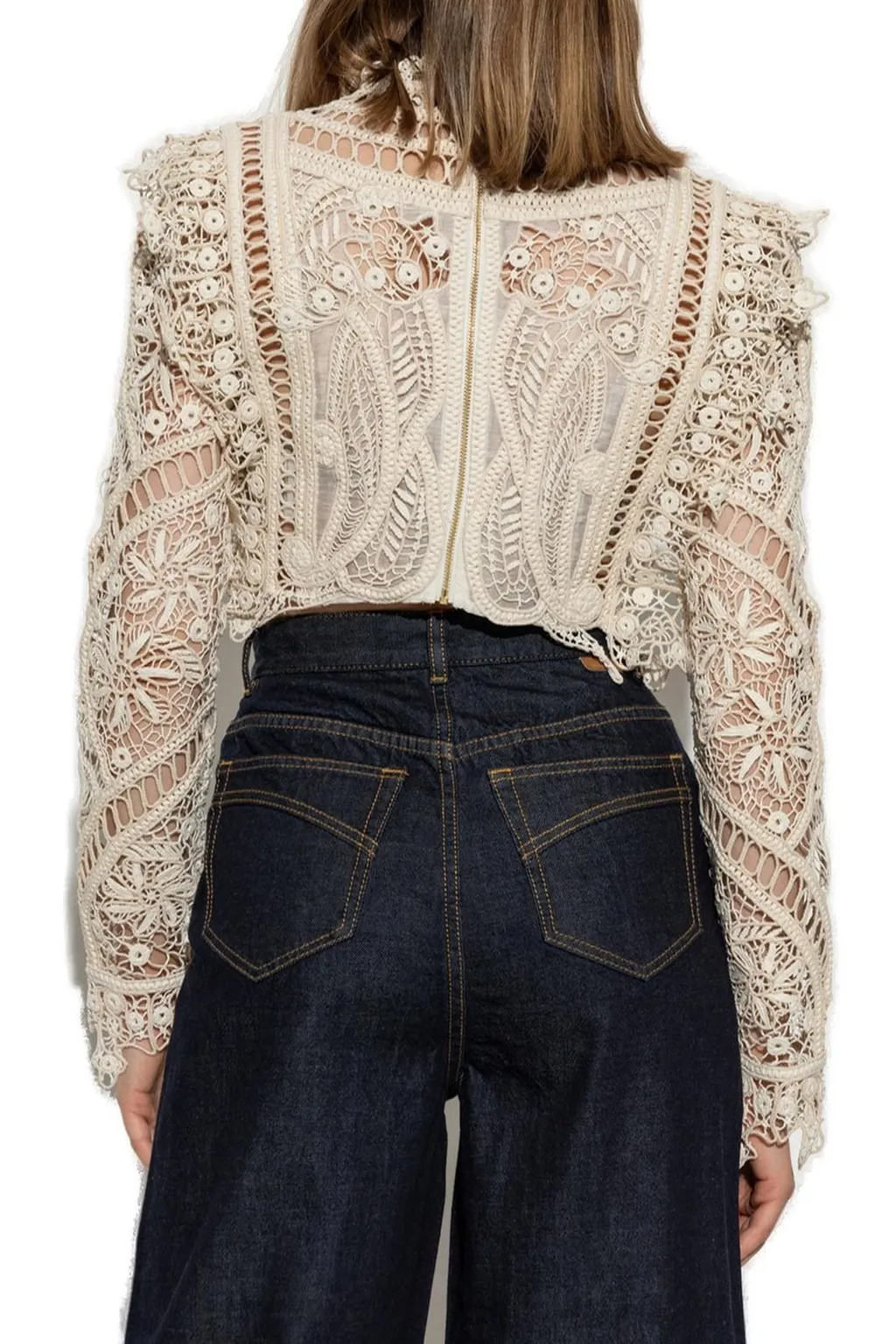 Cropped Lace Top