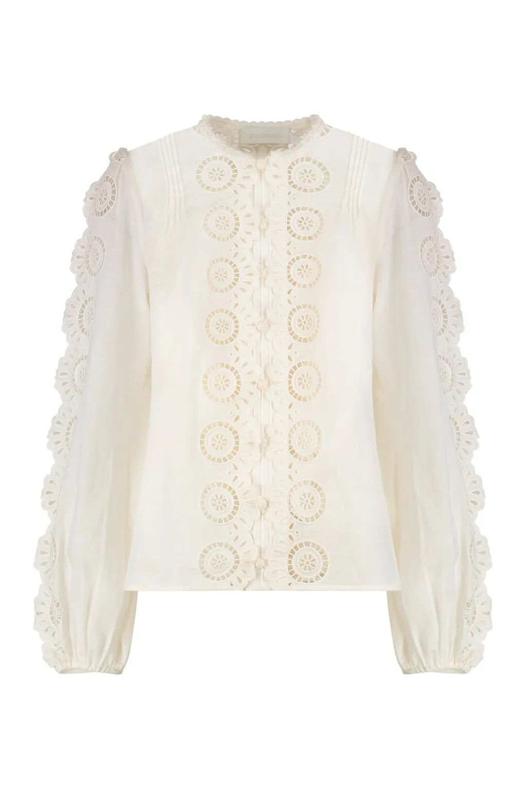 Embroidered Cotton Poplin Blouse