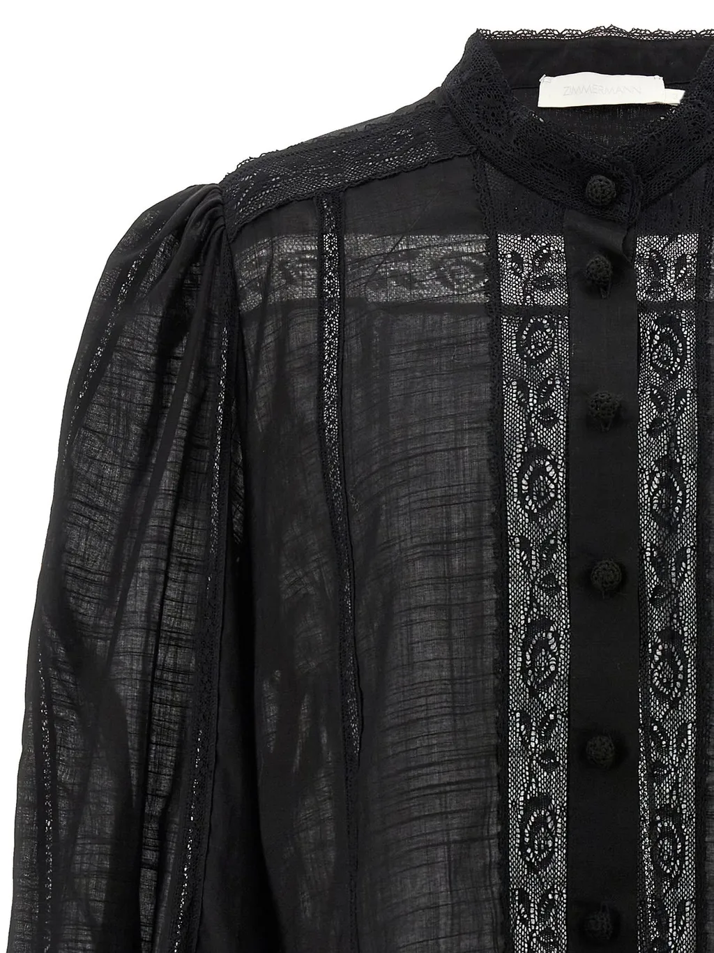 Lace Trimmed Blouse