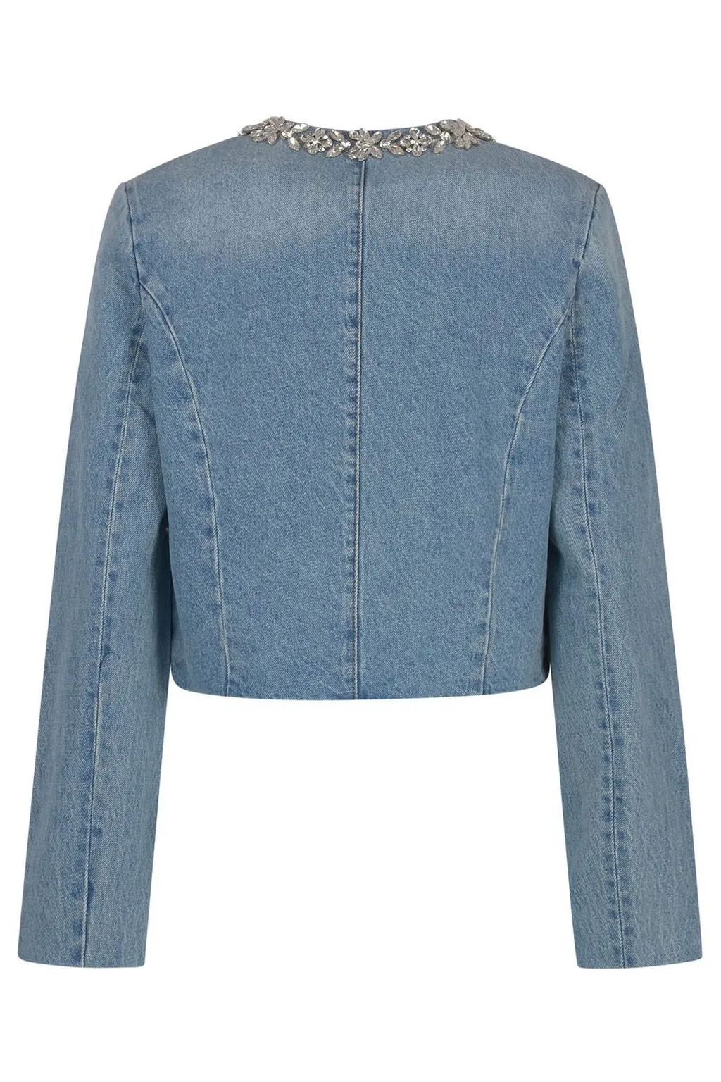 Denim Jacket With Embellishments