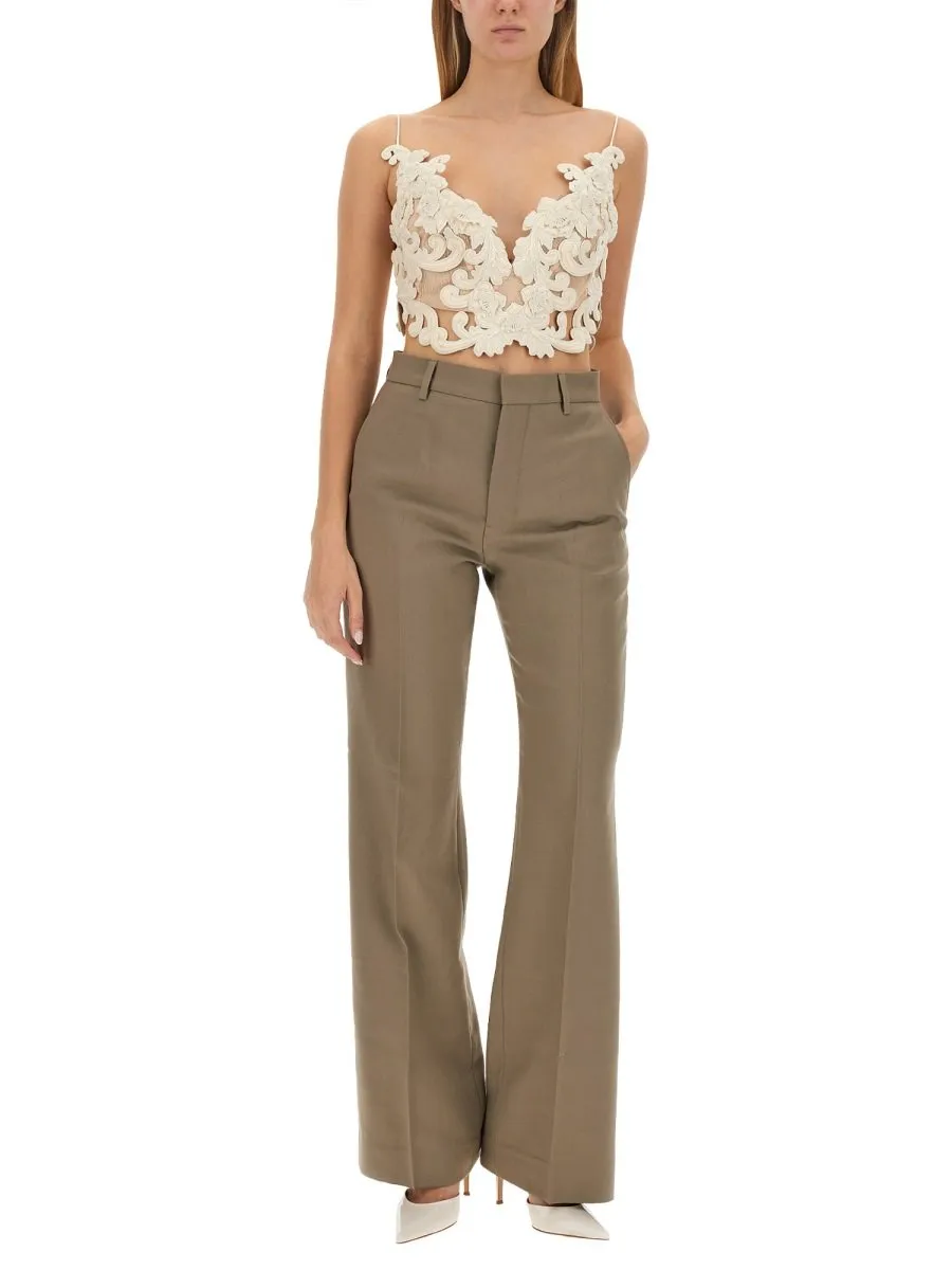 Floral Lace Crop Top