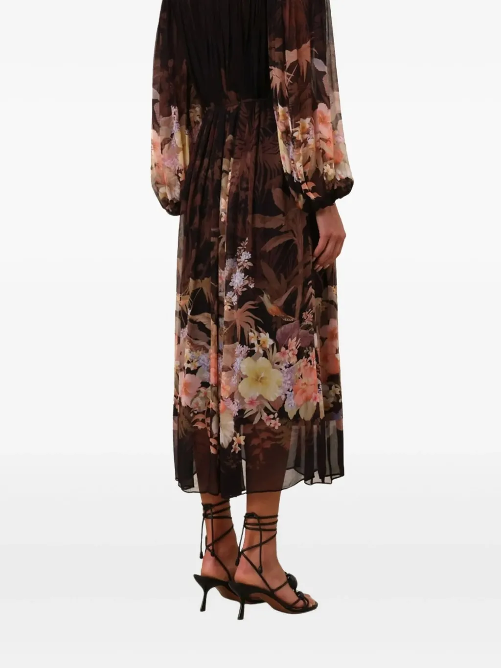 Floral Print Midi Dress
