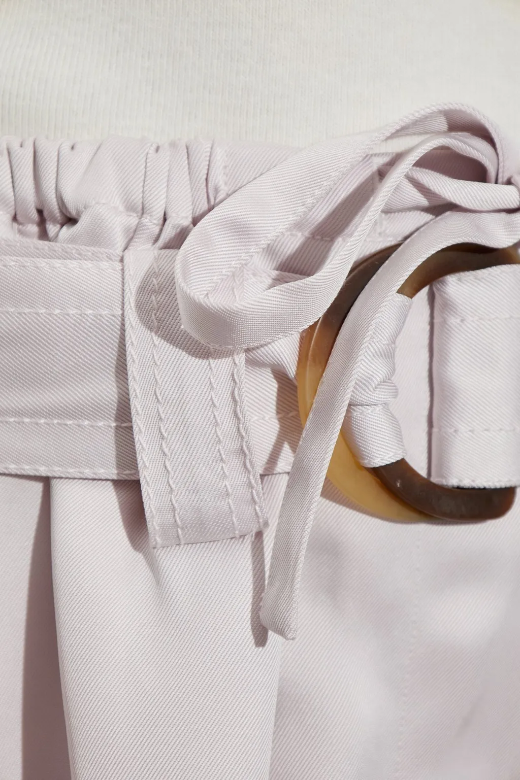 High-Waisted Shorts With Belt