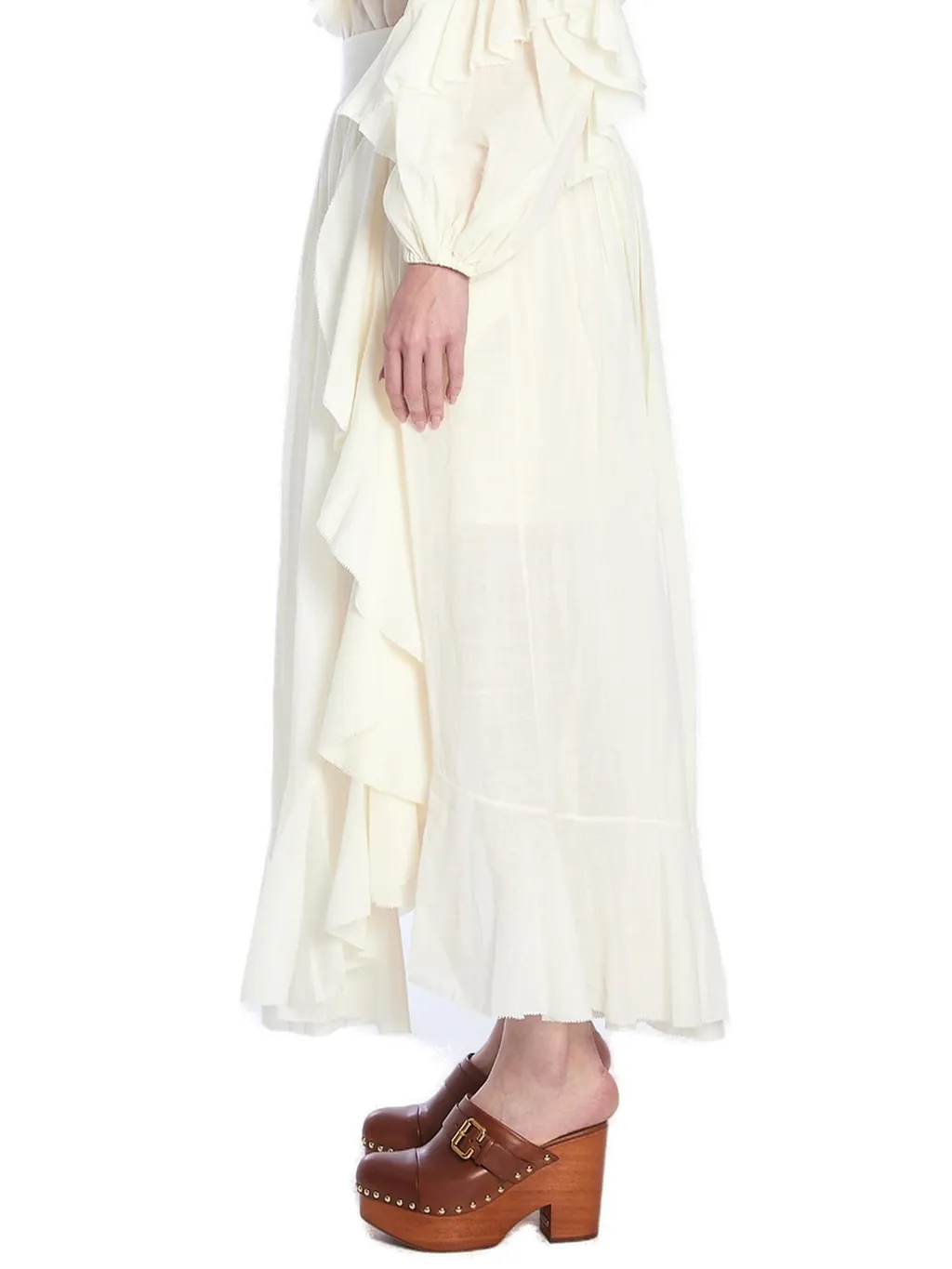 Ruffled Maxi Skirt